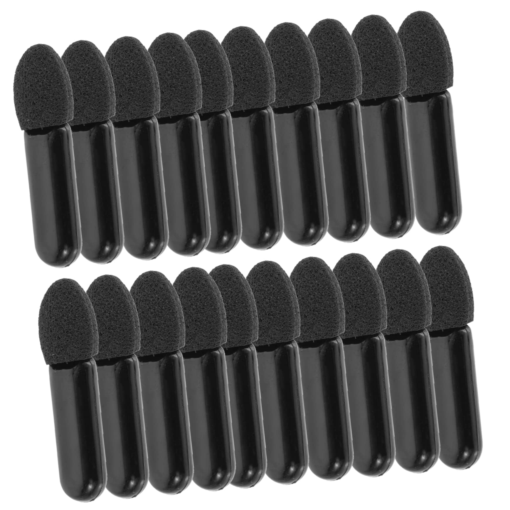 FOMIYES 100pcs Mini Eyeshadow Swab Makeup Brush Set - Travel Size Mascara Lash Applicator, Lip Balm & Gloss Wands, Lip Mask Brush - Perfect for Makeup Artists, Travel & Professional Makeup Kits
