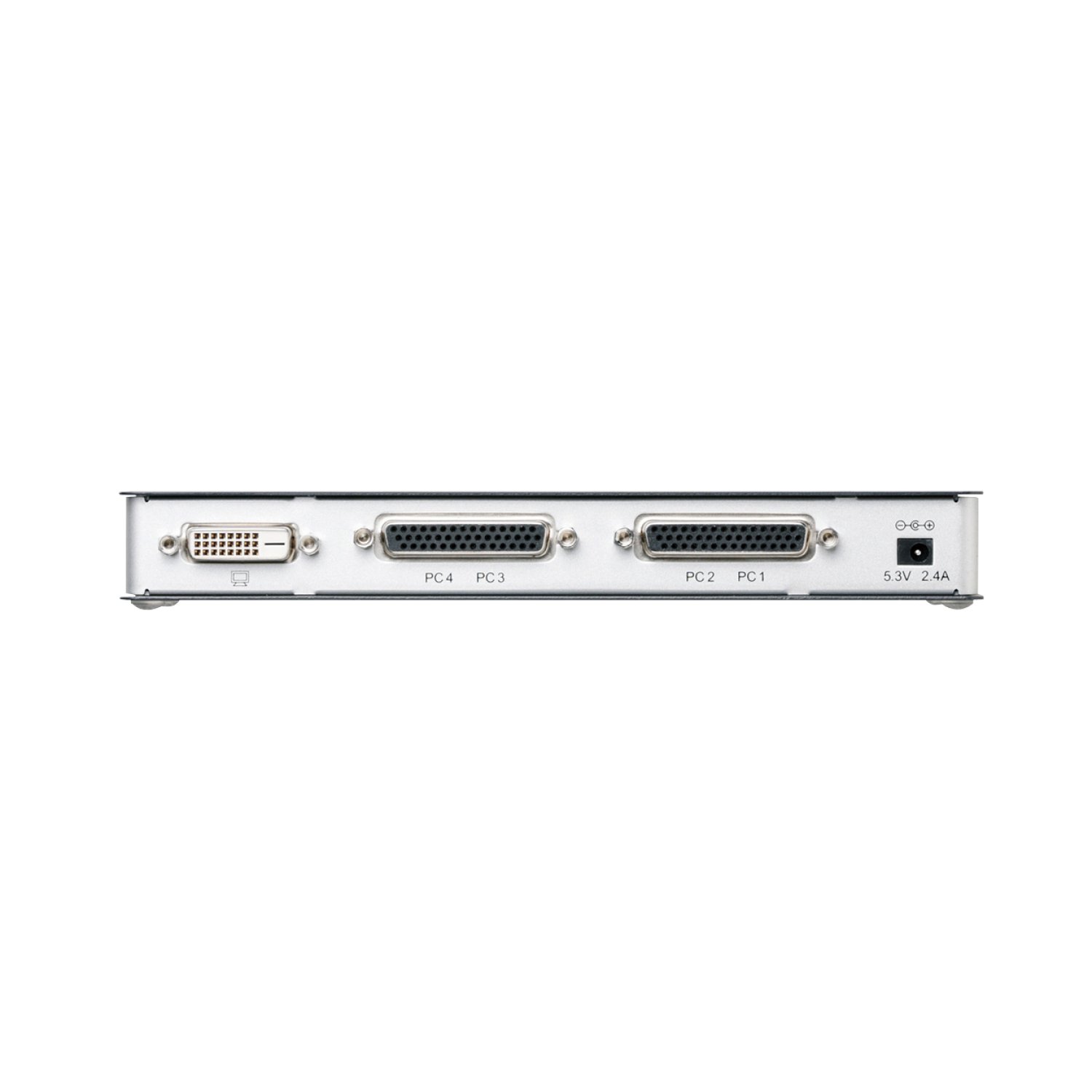 eRekomu 4-Port USB KVM Switch with DVI & Audio Support - Seamless Multi-Computer Control for Home Office, Gaming, and Server Management