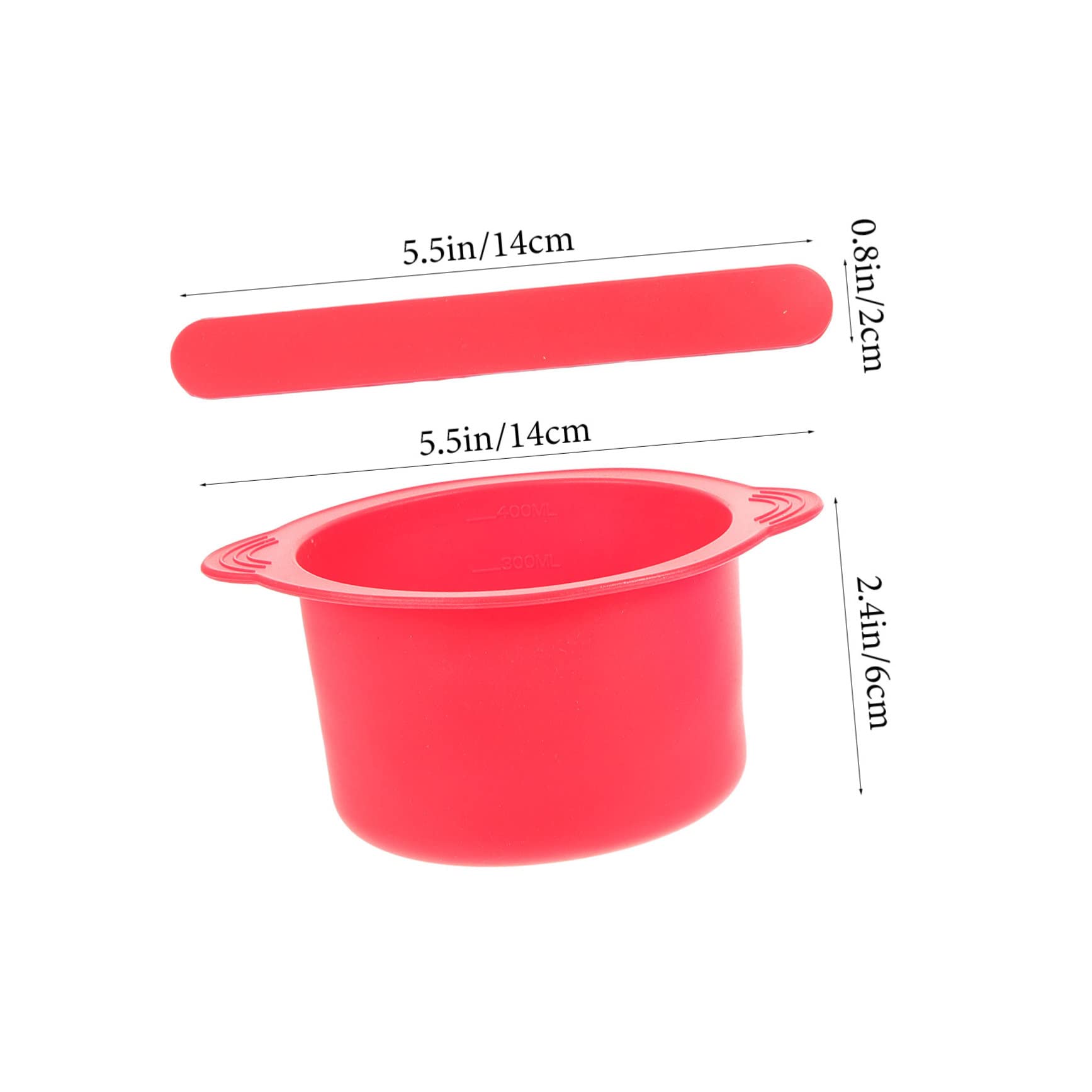Beaupretty 2-Piece Silicone Bowl Set with Wax Pot Liners & Spatulas - Professional Waxing Kit for Eyebrows, Legs, Bikini & Face - Includes Skewers, Wax Warmer Lamp, Sticks & Pancake Dispenser for Salon & Home Use