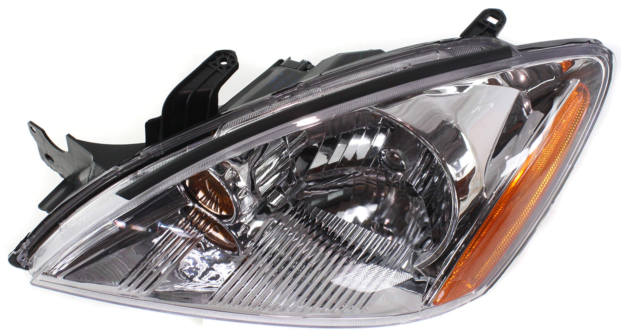 Evan Fischer Driver Side Headlight Assembly for 2004-2007 Mitsubishi Lancer Wagon - Halogen Headlamp with Bulbs - Replaces MN161937, MN154897 - Non-ABS - Perfect for Night Driving & Replacement