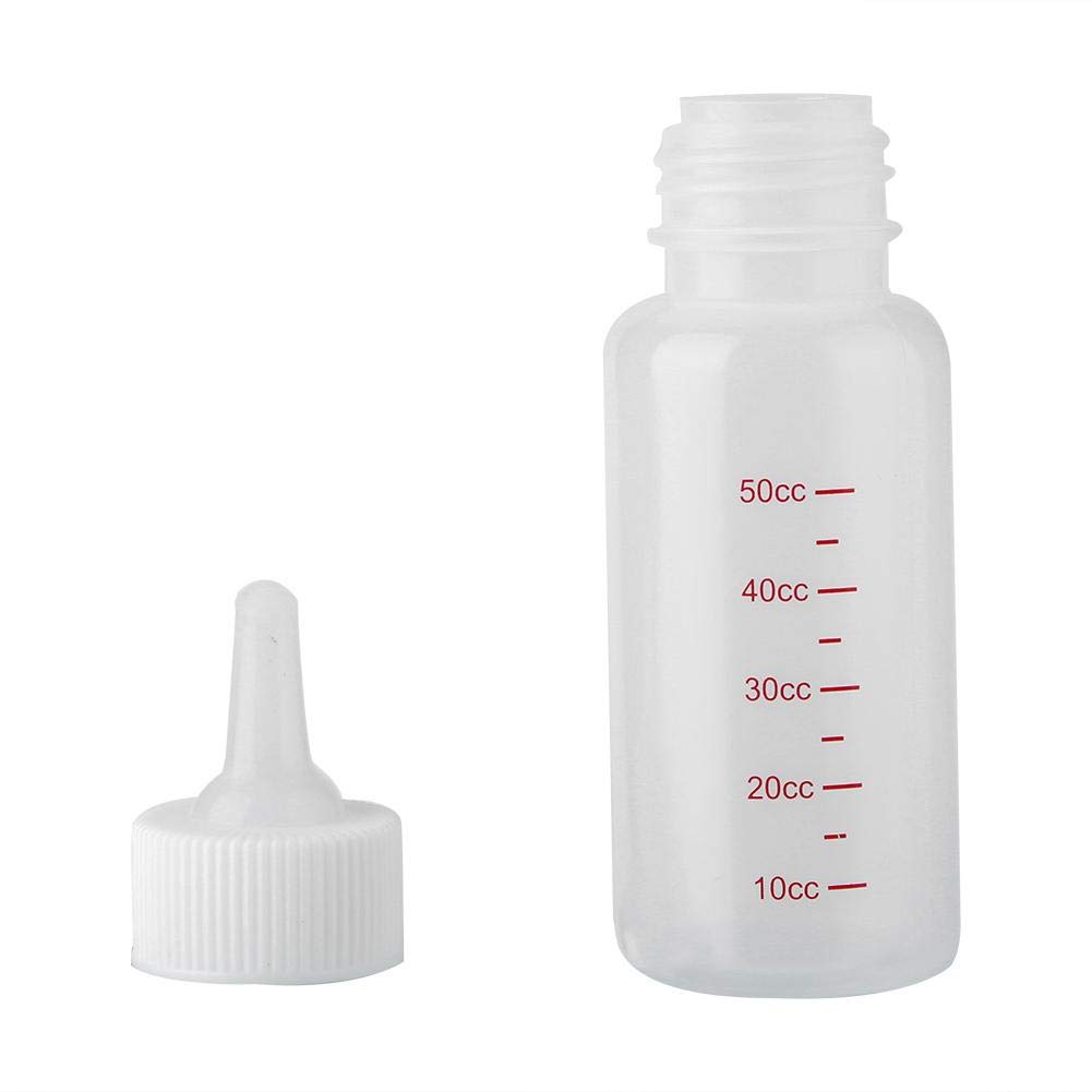 50ml Cat Nursing Bottle - Newborn Kitten & Puppy Feeding Bottle with Extra Nipples | Pet Care Supplies for Kittens, Puppies, Small Animals | Perfect for Orphaned Pets, Weaning, and Veterinary Use