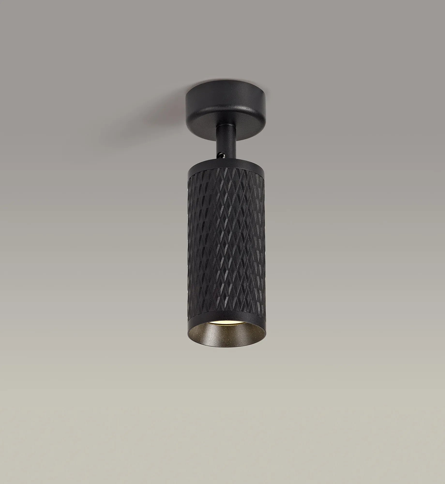 Cylo Adjustable 1 Light Surface Mounted Ceiling/Wall Spot Light Fixture - Modern Track Lighting for Living Room, Bedroom, Kitchen & Office