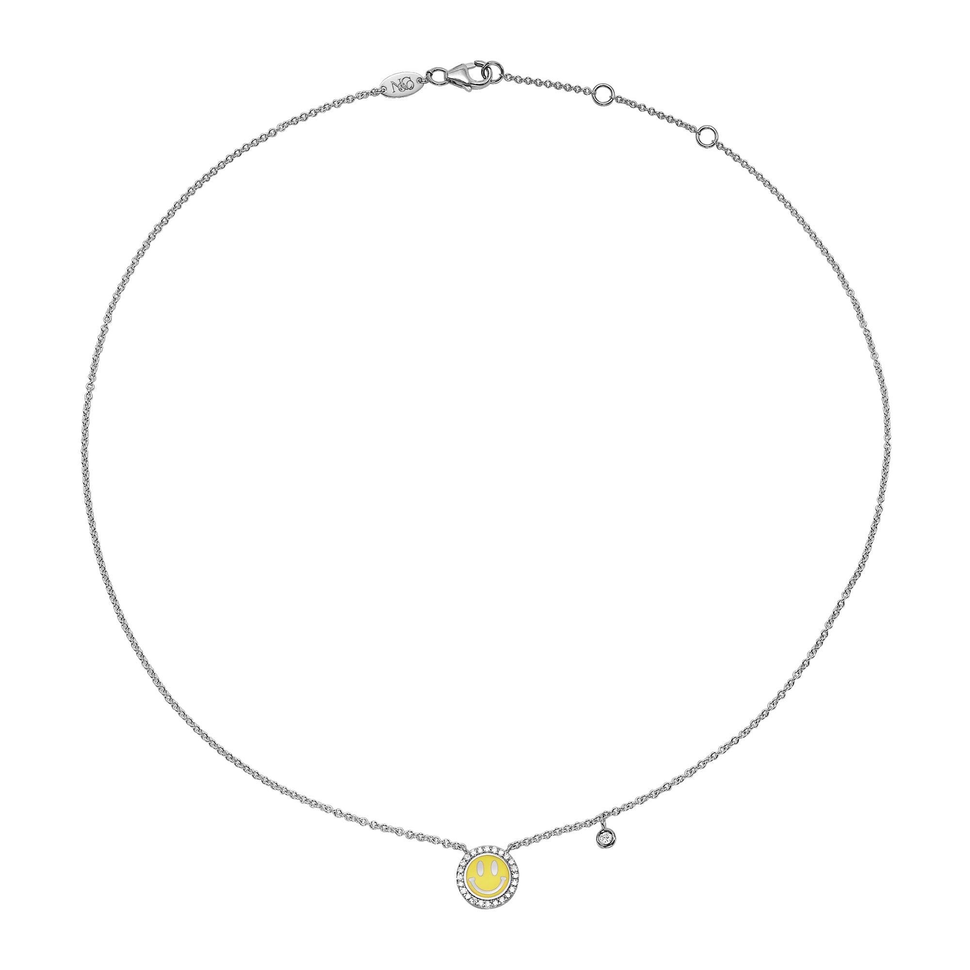 Happy Face Necklace - Gold Smiley Pendant Jewelry for Women, Trendy Gift for Her - Perfect for Everyday Wear, Parties & Special Occasions
