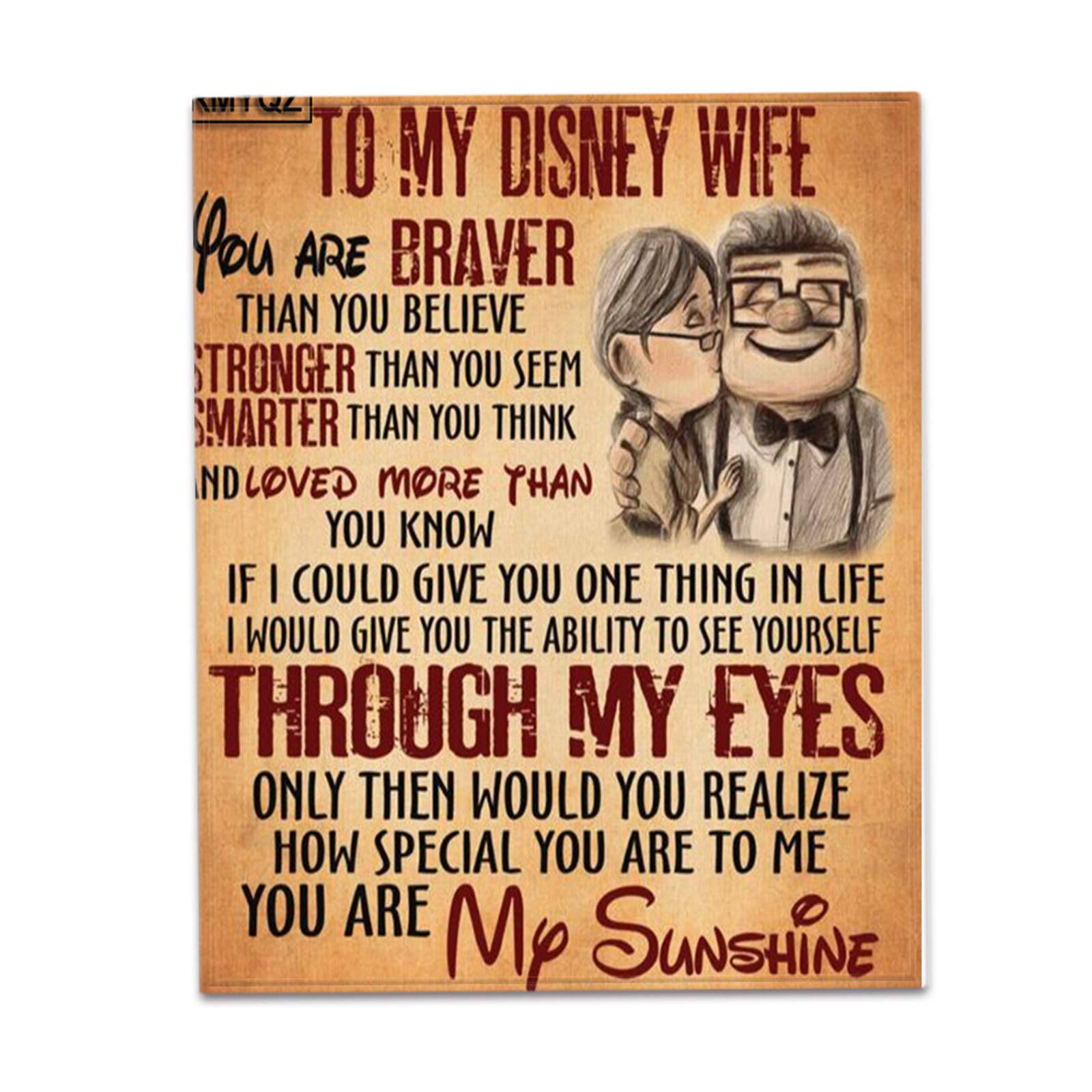 OcaseQ Personalized Fleece Blanket - Soft & Comfortable Coral Flannel Throw with 'To My Daughter' Letter Print - 150x220cm - Perfect Gift for Son, Daughter, Wife - Ideal for Cozy Nights, Bedroom Decor & Thoughtful Presents