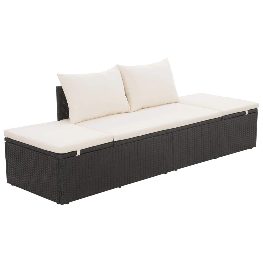 Premium Outdoor Patio Furniture Set - All-Weather Rattan Garden Lounge Set with Comfortable Back Pillows - Perfect for Backyard, Poolside, and Patio Relaxation