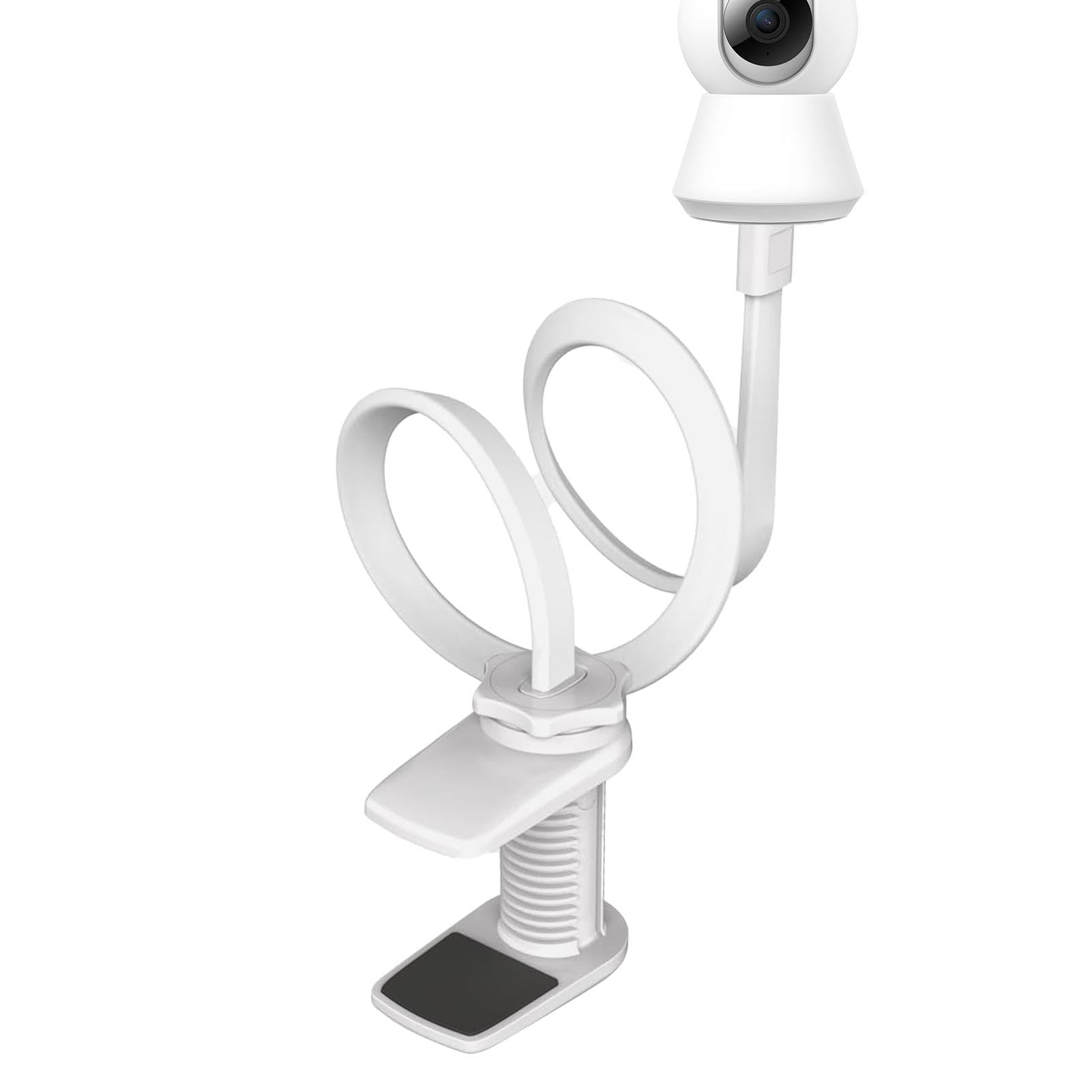 Baby Monitor Stand with Flexible Arm - Cradle Camera Mount for Nursery & Bedside Use