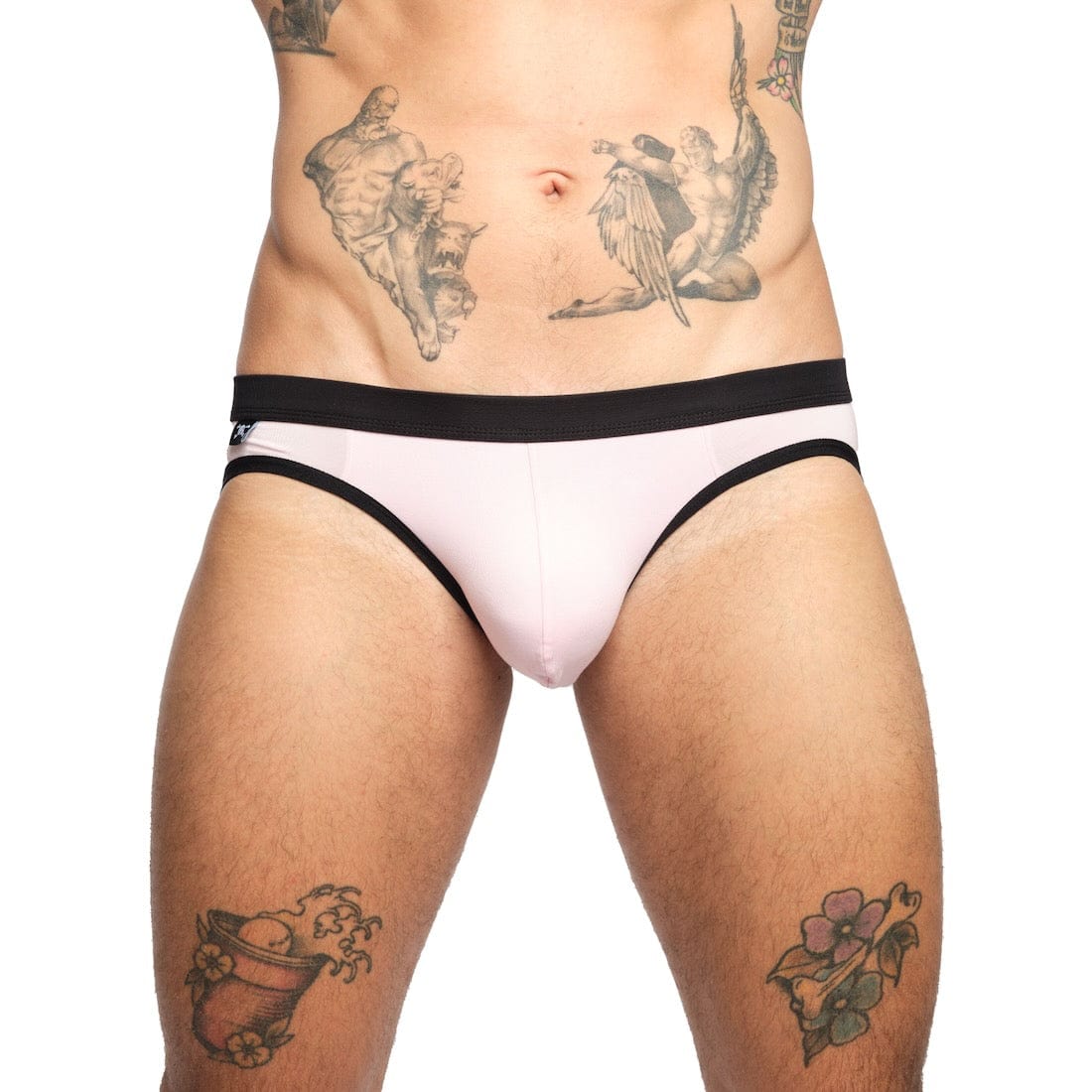 Just The Bones Cloud Y Jock Pink - Comfortable & Stylish Men's Underwear for Workout, Running & Everyday Wear