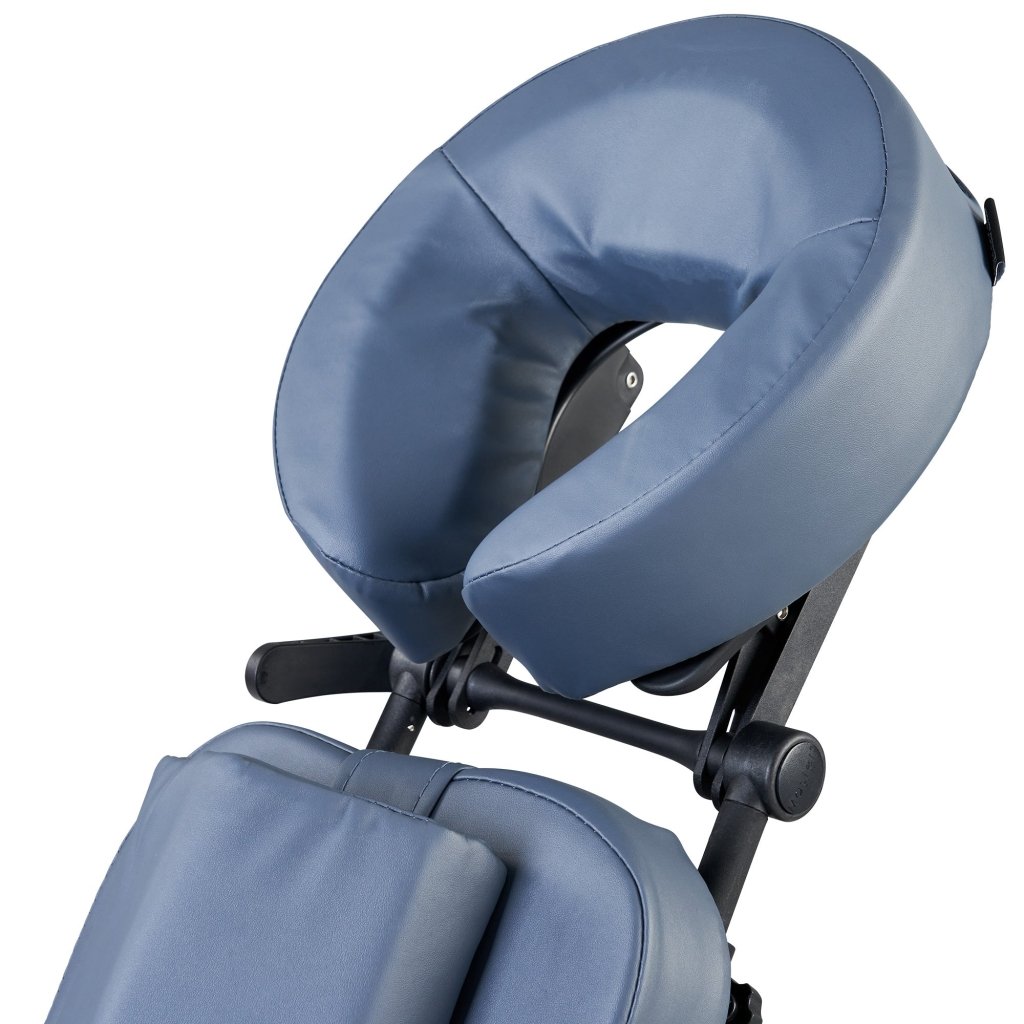 Master Massage® Rio Portable Massage Chair - Lightweight & Adjustable with Carrying Case, Perfect for Home, Office & Travel - Royal Blue