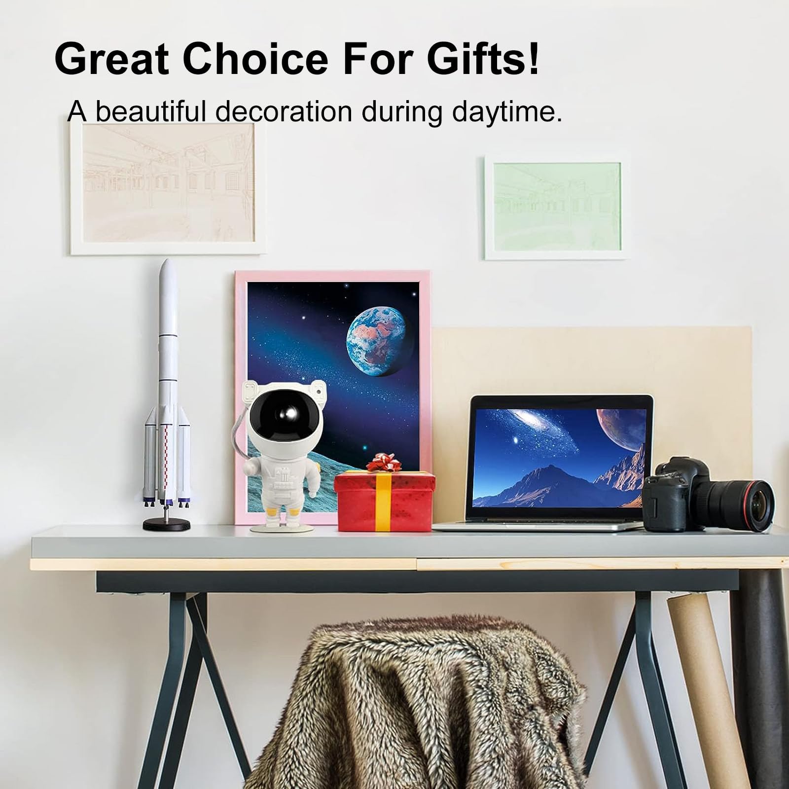 Astronaut Star Projector Night Light for Kids - Galaxy & Nebula LED Projector with Timer & Remote Control | Perfect for Bedroom, Nursery & Relaxation