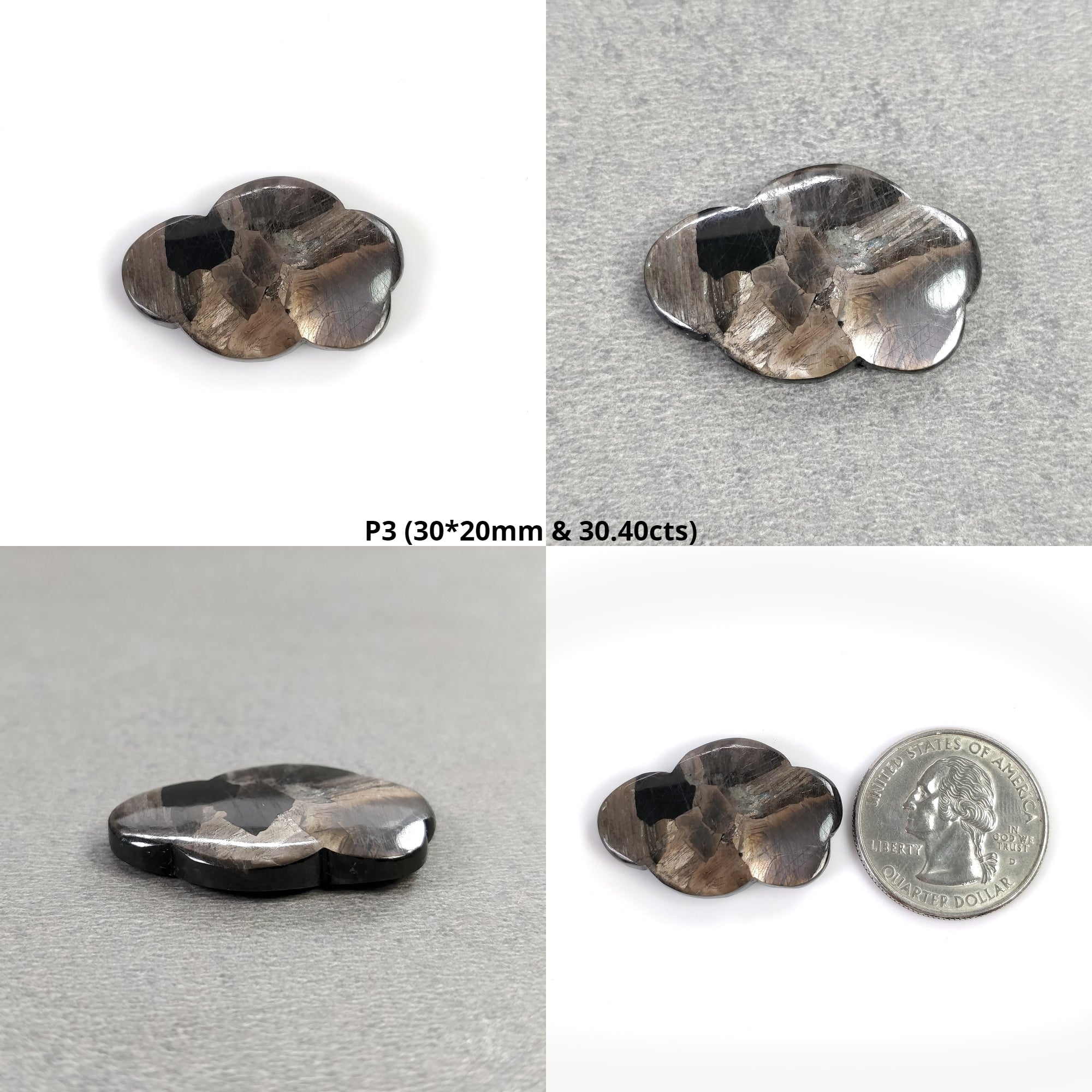Natural Untreated Golden Brown Chocolate Sapphire Gemstone Carving - Hand Carved Cloud Design with Video | Unique Jewelry Making, Meditation Stone & Spiritual Gift Idea