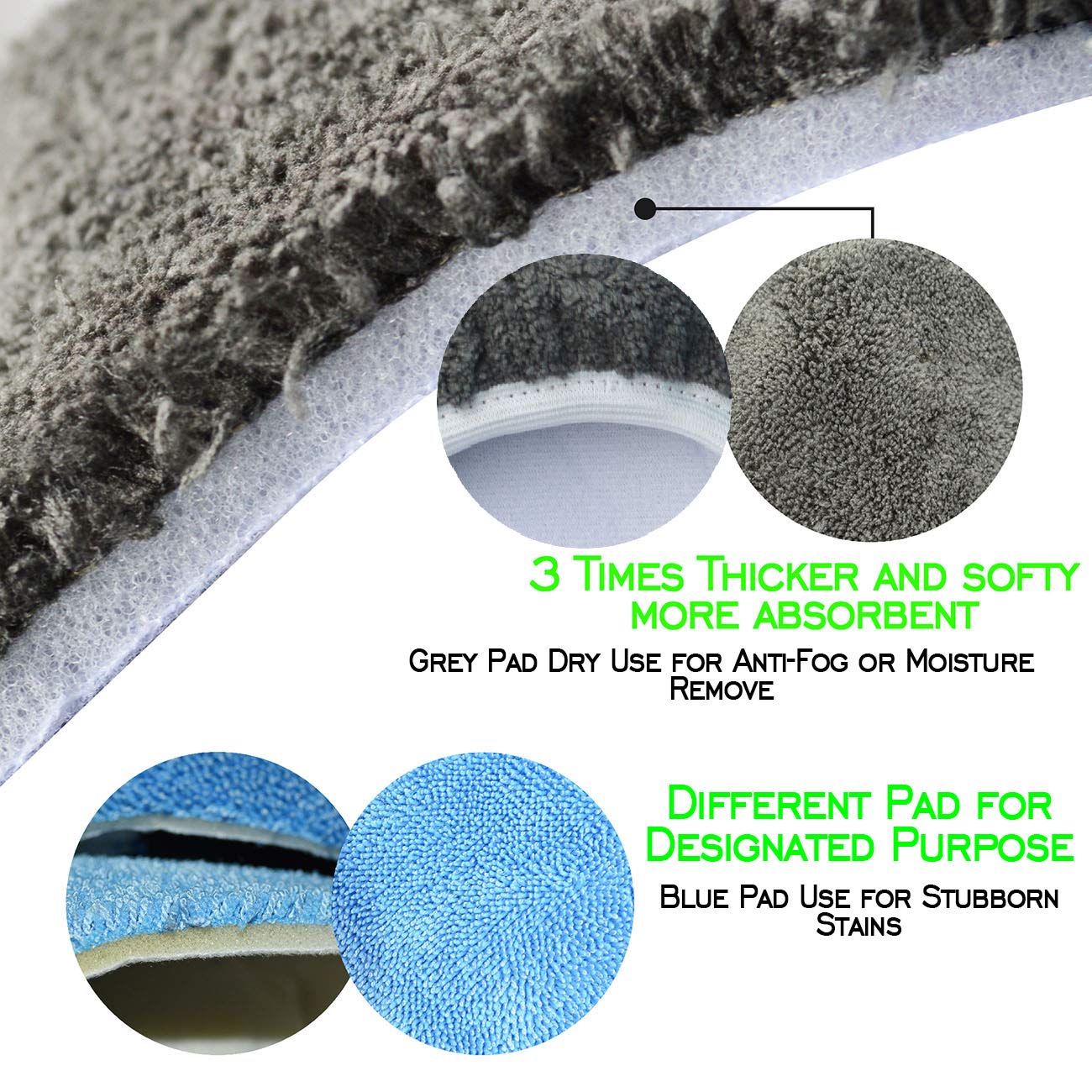 Car Windshield Cleaner Kit - 6Pcs Microfiber Brush & Towel Set for Auto Glass Cleaning