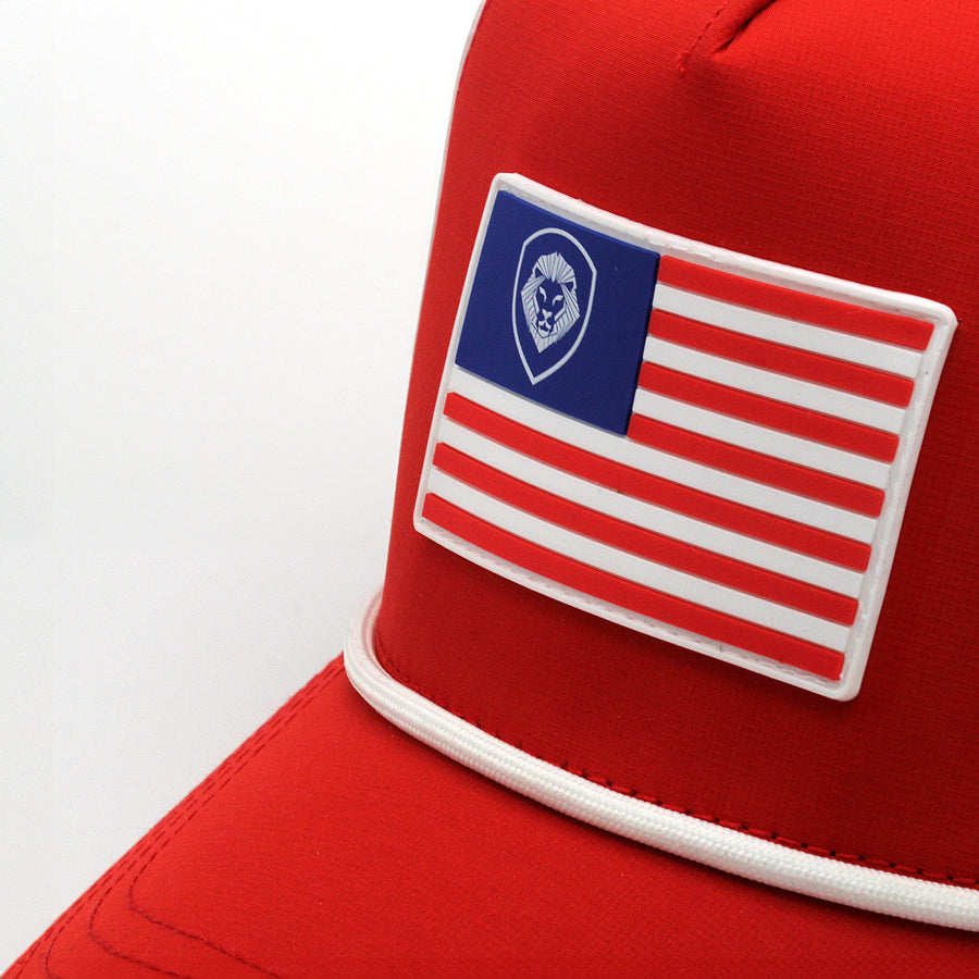 VT Flag Patch Red 'Future Looks Bright' Performance Snapback Hat - Stylish & Comfortable for Outdoor Activities, Sports, and Casual Wear