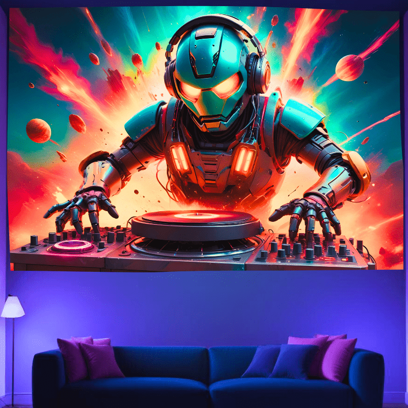 Cyber DJ Inferno - Professional DJ Controller for Live Performances & Music Production - Perfect for Clubs, Parties & Home Studios
