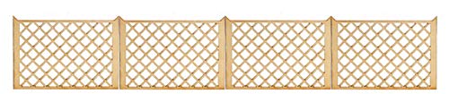 Miniature Crosshatch Fencing for Dollhouse - DIY Craft & Home Decor
