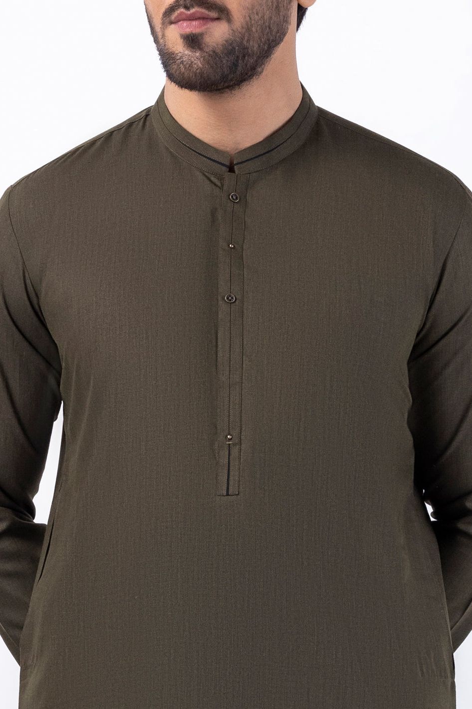 Premium Blended Olive Kurta Trouser Set for Women - Comfortable Ethnic Outfit for Casual Wear, Festivals & Special Occasions