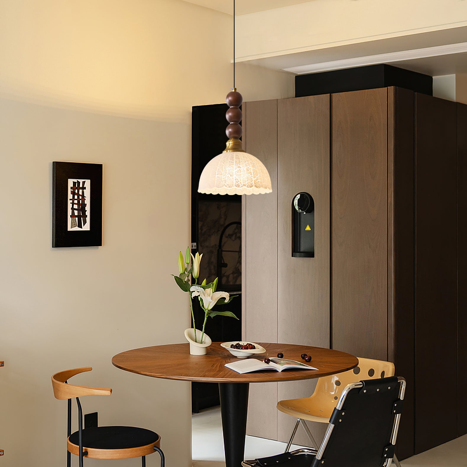 Chic and Modern Chrasy Pendant Lamp - Elegant Hanging Light Fixture for Dining Room, Kitchen Island, or Bedroom Decor