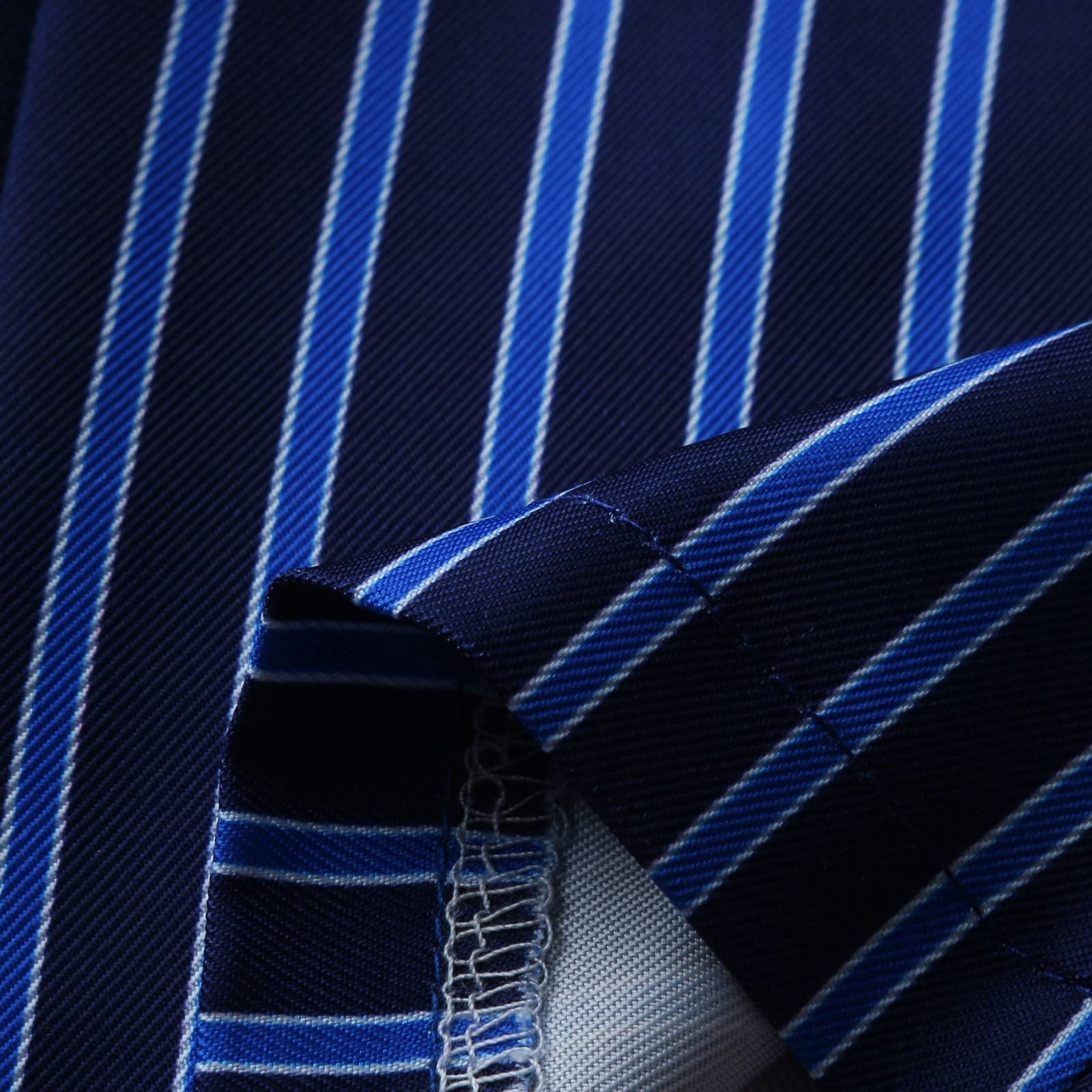 Men's Striped Elastic Waist Casual Pants with Pockets - Printed Lounge, Party & Sport Wear for Comfortable Everyday Use