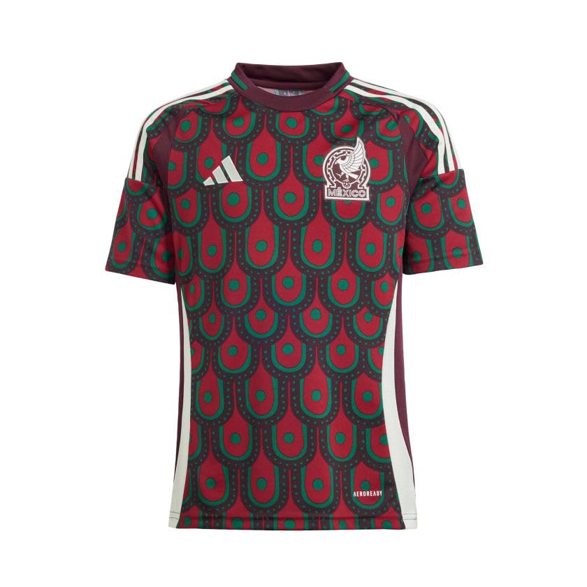 Adidas Unisex Kids Mexico Soccer Jersey - Official Replica for Youth & Children - Perfect for Games, Training & Fan Support