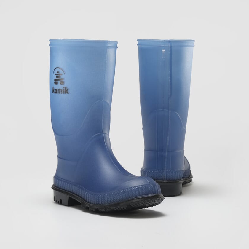 Stomp Print Kids' Rain Boots - Waterproof Children's Rubber Boots for Outdoor Play, Puddles & Gardening | Fun & Comfortable Toddler Rain Shoes