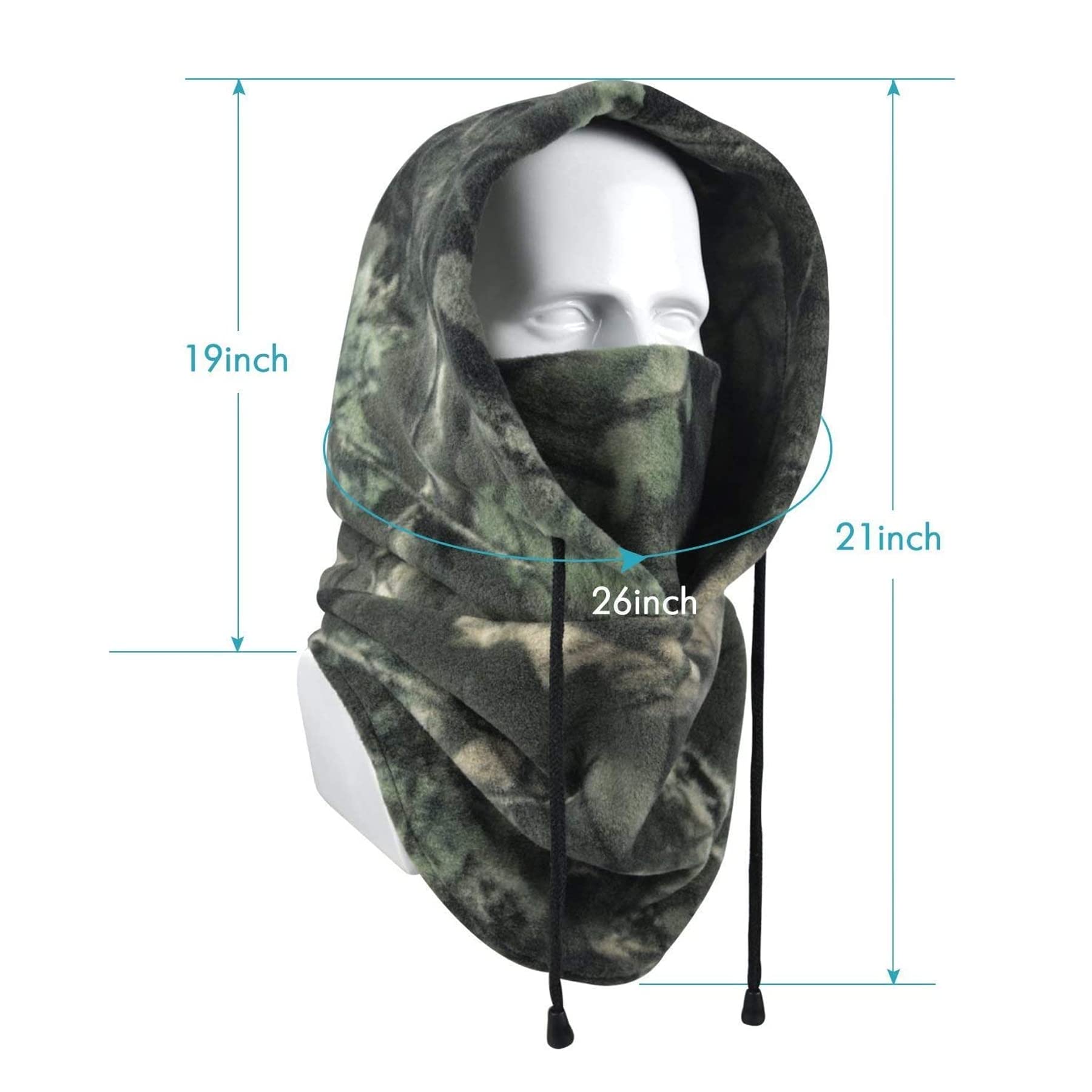 Your Choice Hunting Face Mask - Camo Balaclava for Cold Weather | Warm Winter Hunting Gear for Men & Women | Perfect for Hunting, Skiing & Outdoor Adventures