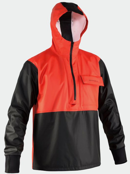 Grundens Neptune 103 Commercial Fishing Anorak Pullover Jacket - Waterproof & Durable Workwear for Commercial Fishing, Boating & Outdoor Activities