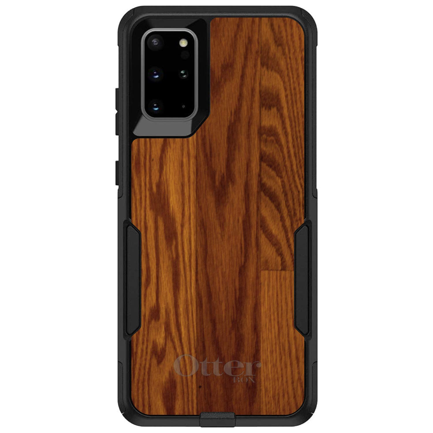DistinctInk Samsung Galaxy S20 & S20 5G Case (6.2 Inch) - Wood Grain Design Protective Phone Cover - Durable Shockproof Replacement for OtterBox Commuter - Perfect for Work, Travel & Outdoor Activities