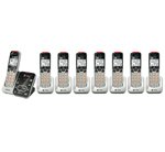 AT&T CRL32102 Cordless Phone with 7 CRL30102 Handsets - Expandable Home & Office Communication System for Reliable Calls