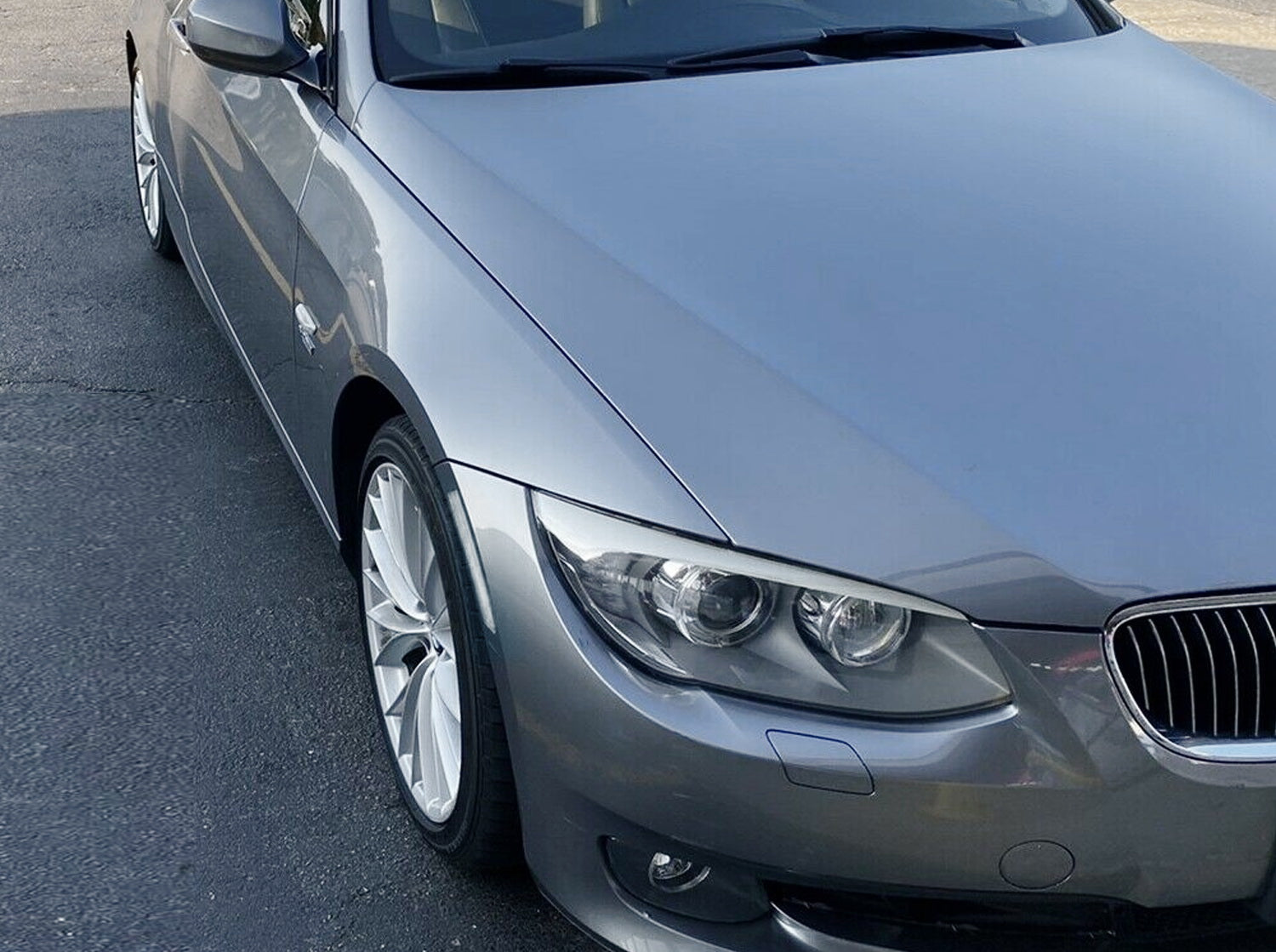 Clear Lens Front Bumper Wheel Arch Side Markers for BMW E92 E93 3 Series Coupe - Perfect for Night Driving & Enhanced Vehicle Visibility