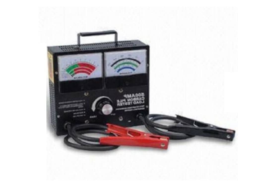6V 12V 500 Amp Carbon Pile Battery Load Tester - 1000A Heavy Duty Alternator & Starter Tester for Automotive, Marine & RV Batteries - Professional Battery Testing Tool for Mechanics & DIY Car Maintenance