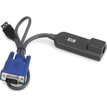 Genuine The Nekid Cow 396633-001 TNC KVM USB IP Pigtail Adapter - RJ45 to USB KVM Interface Converter (New Original Poly Bag) - Perfect for Server Rooms, Data Centers & IT Infrastructure Management