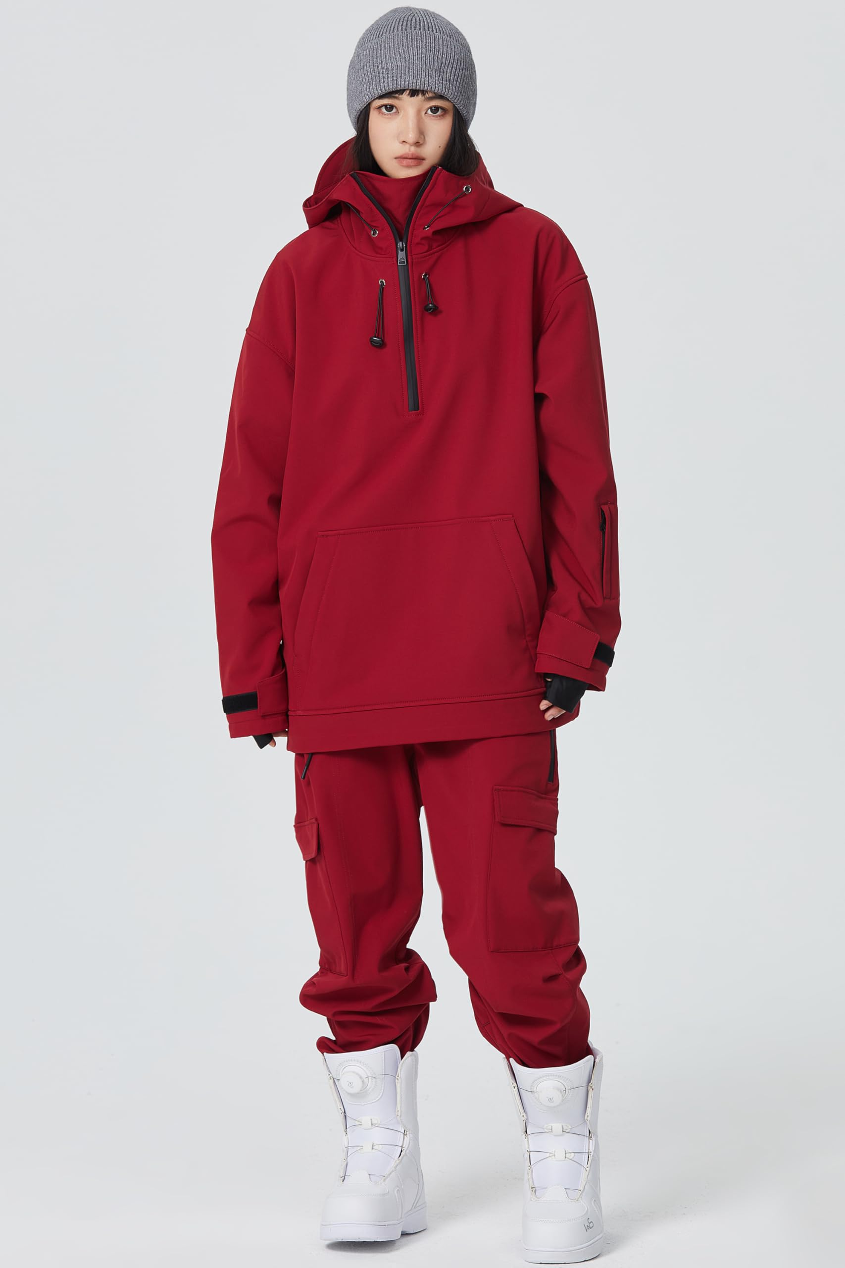 HOTIAN Women's Slim Fit Waterproof Ski Suit - Winter Snowboard Overalls Jumpsuit for Outdoor Snow Sports & Cold Weather Activities
