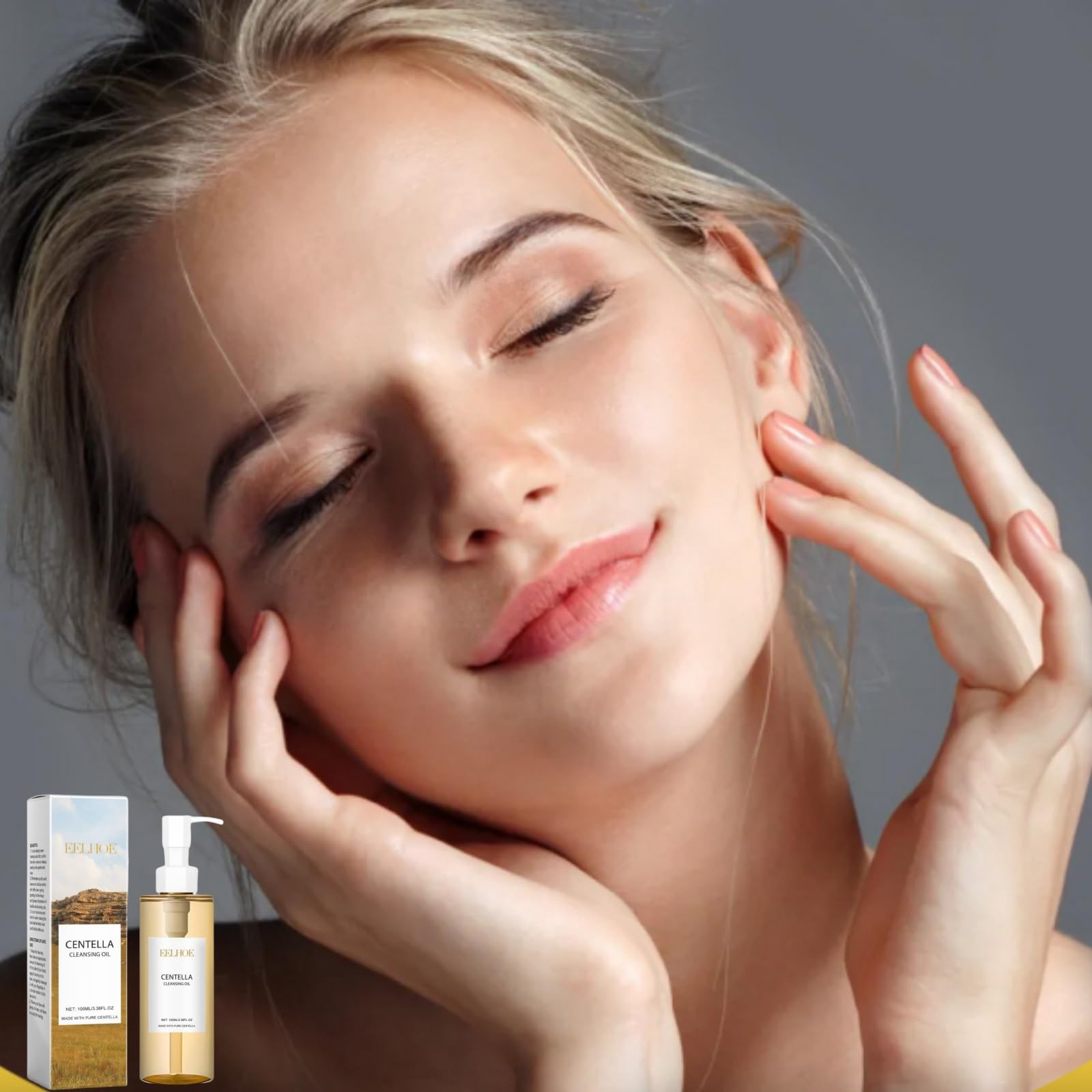 Centella Cleansing Oil for Face - Pore Control & Makeup Remover Oil Cleanser - Deep Cleansing & Hydrating Oil Based Facial Cleanser - Perfect for Daily Skincare & Gentle Makeup Removal