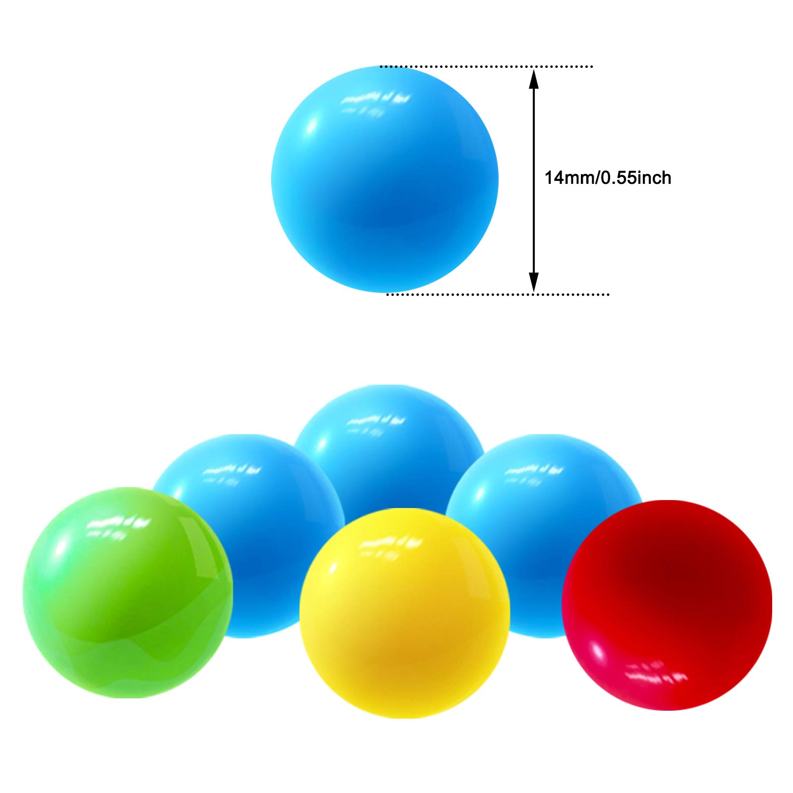 40Pcs Replacement Marble Balls for Hungry Hungry Hippos Game - 4 Color Options - Perfect for Game Night, Kids Party & Family Fun Activities