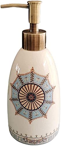 Premium Ceramic Soap Dispenser - Elegant Hand Soap, Shampoo & Dish Soap Dispenser Bottle for Bathroom & Kitchen | Leak-Proof Design, Durable & Stylish | Perfect for Home, Office & Restaurant Use