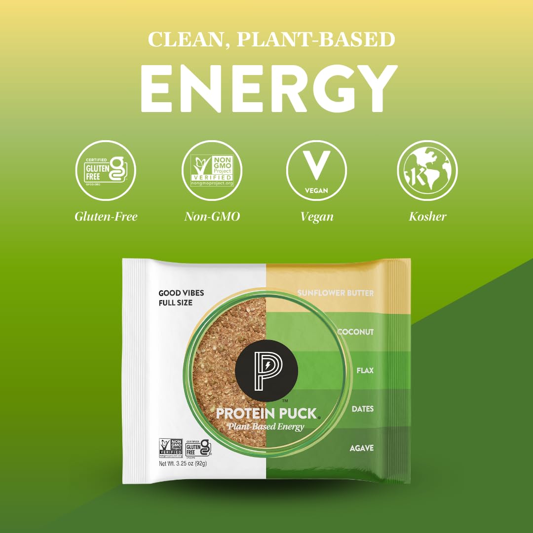 Plant-Based Protein Bars - Vegan Snacks with 16 Count (3.25 oz Each) | Gluten Free, Dairy Free, Kosher & Non-GMO Certified | Healthy Energy Bars for Workouts, Hiking & On-the-Go Nutrition