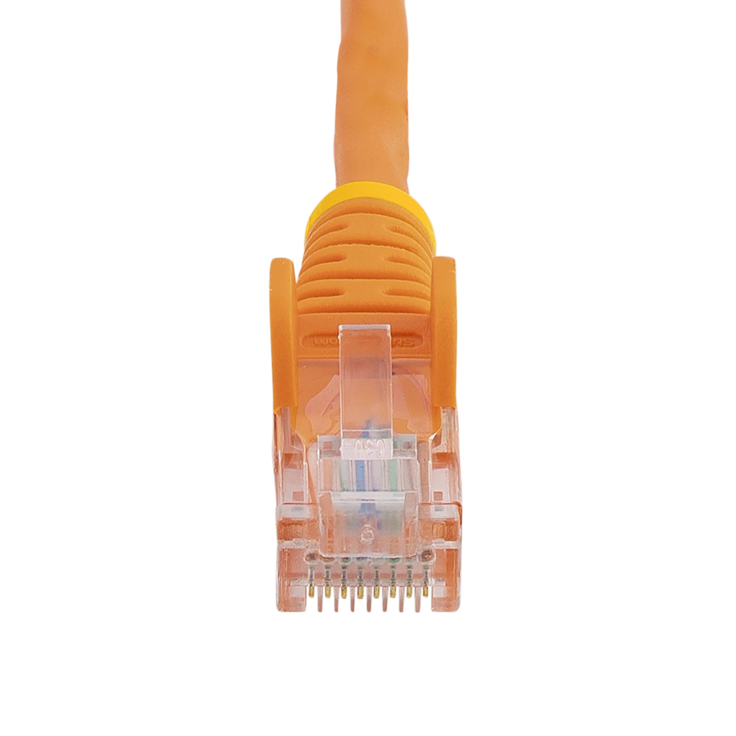 StarTech.com Cat5e Ethernet Cable 15ft Orange - High-Speed Snagless Patch Cord for Home/Office Network, Gaming & Streaming - Cat5e RJ45 LAN Cable (45PATCH15OR)