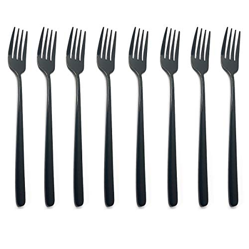 Black Dinner Fork 8p