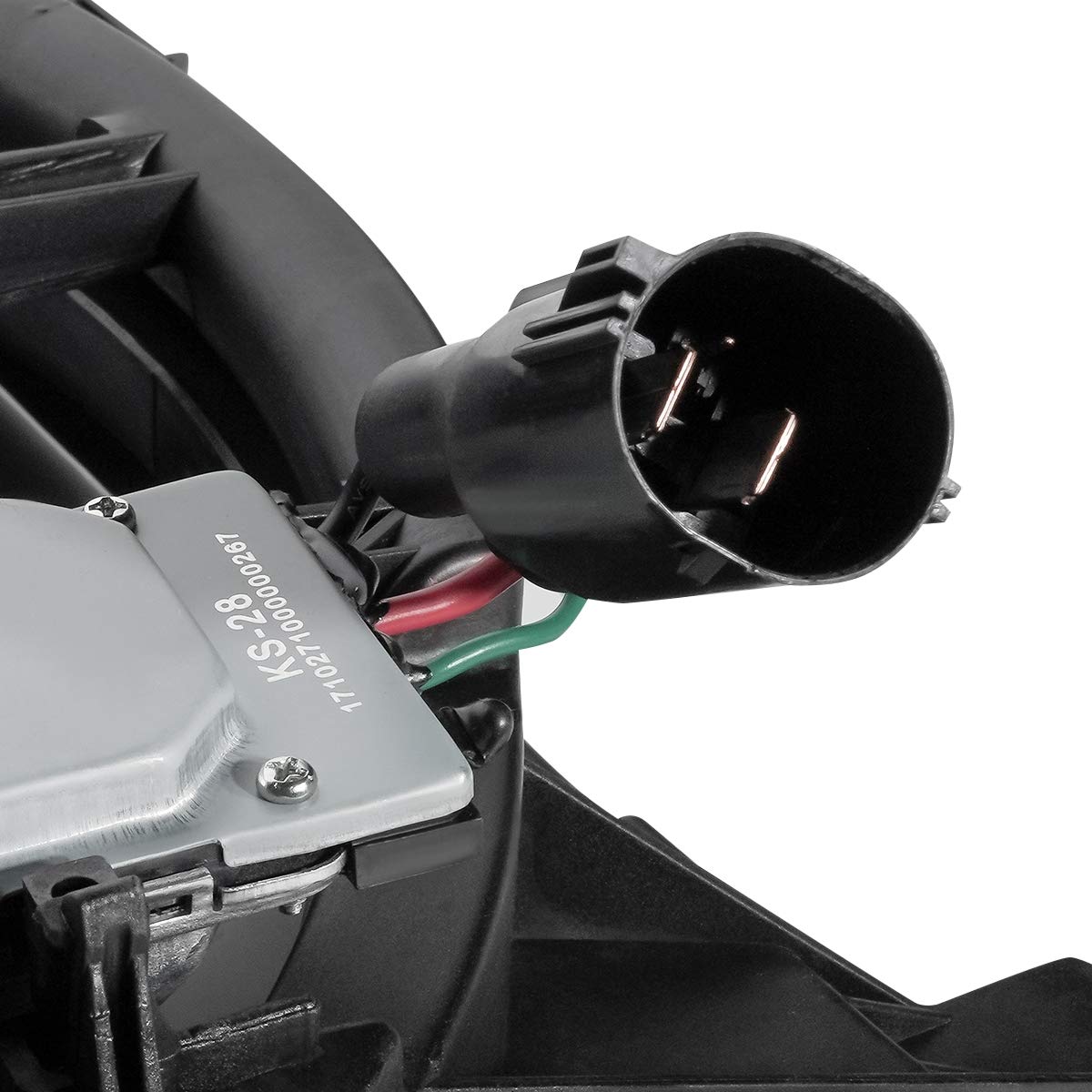 Auto Dynasty MA3115144 OE Style Radiator Cooling Fan Shroud Assembly for 2010-2013 Mazda 3 - Perfect for Engine Cooling System Repair & Maintenance