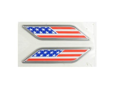 Mopar 82213961 Fender Badge - Set of 2 American Logo Emblems for Jeep Wrangler & Gladiator - Perfect for Car Enthusiasts & Off-Road Vehicle Customization