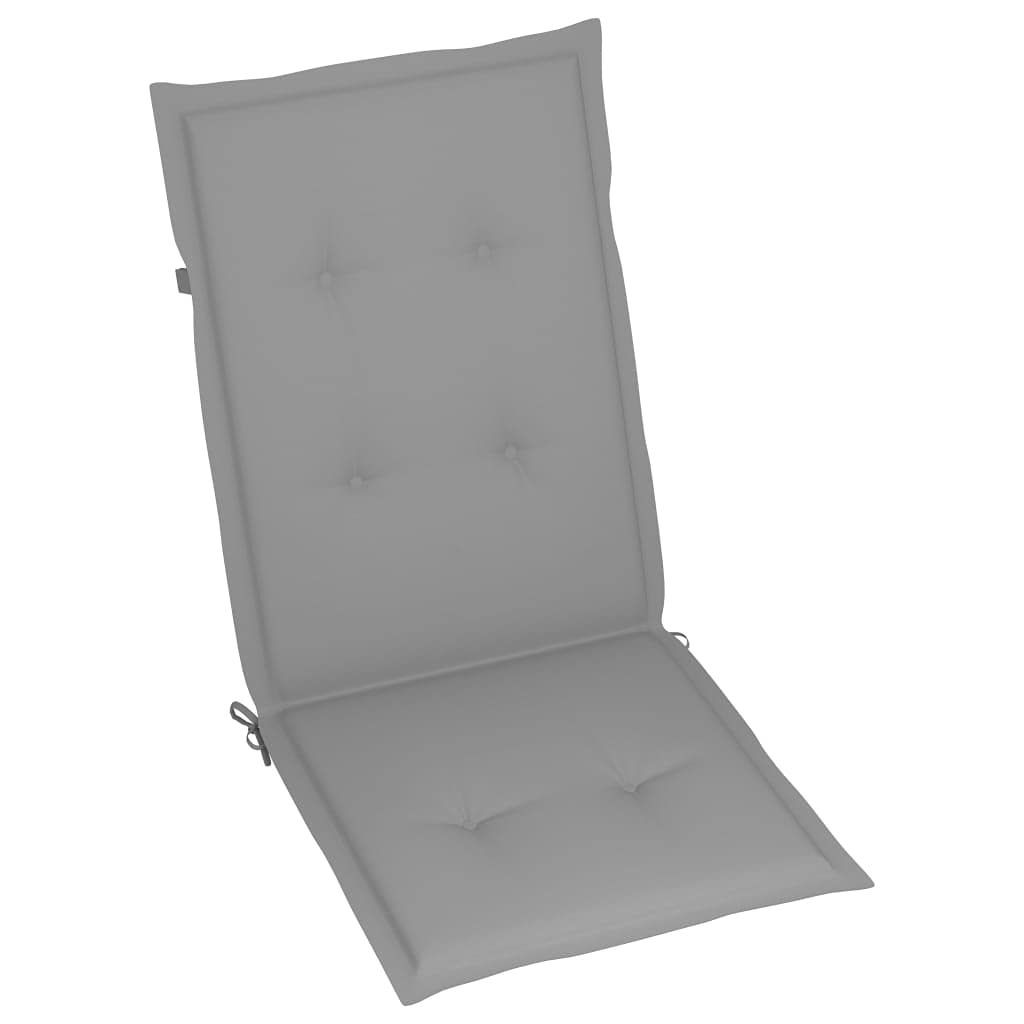 WIFESE 6-Pack Outdoor Seat Cushions - Waterproof Patio Chair Cushions for Garden, Bistro & Bench - Light Gray Replacement Cushions for Outdoor Furniture - Perfect for Backyard, Deck & Poolside Relaxation