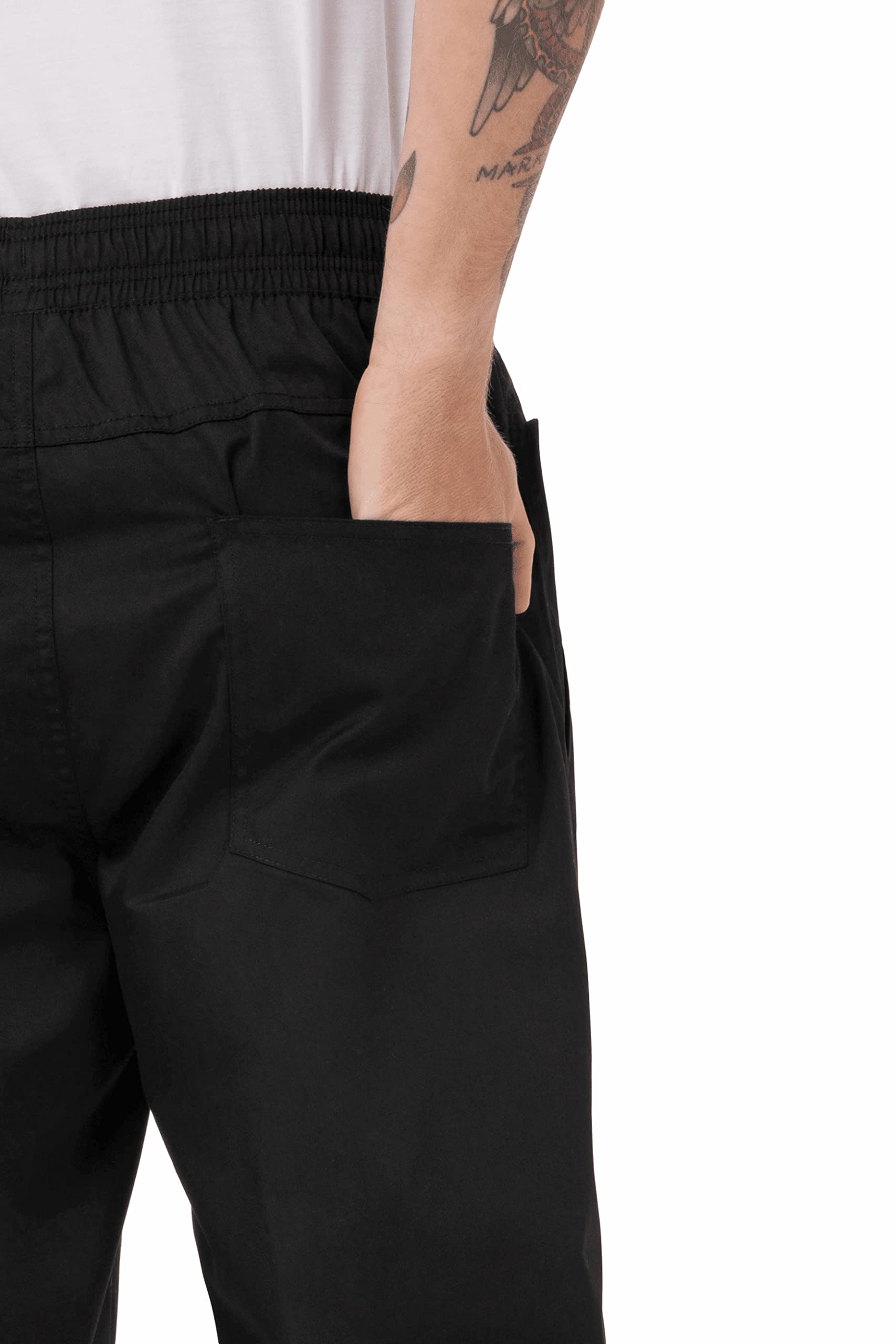 Chef Works Men's Lightweight Baggy Chef Pants - Professional Kitchen Work Pants for Cooking, Baking & Restaurant Staff - Comfortable & Breathable Culinary Uniform