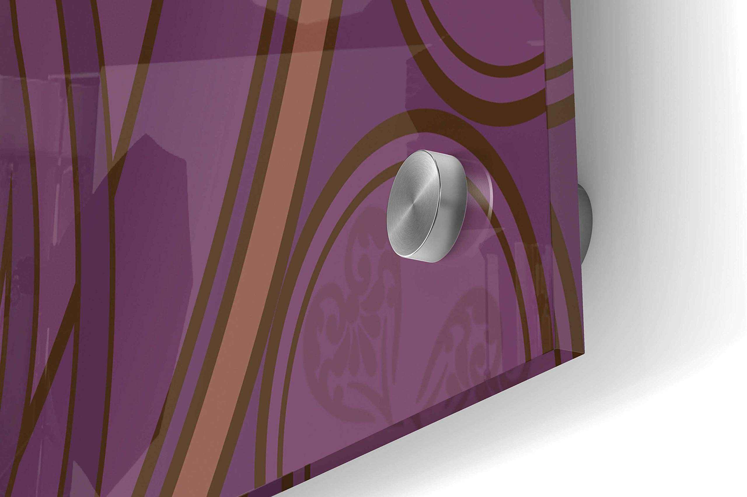 Epic Art Nouveau Ripple Crypto Wall Art by Katalina - 36x24 Inch Acrylic Glass Painting - Modern Home & Office Decor for Living Room, Bedroom, or Gallery Display