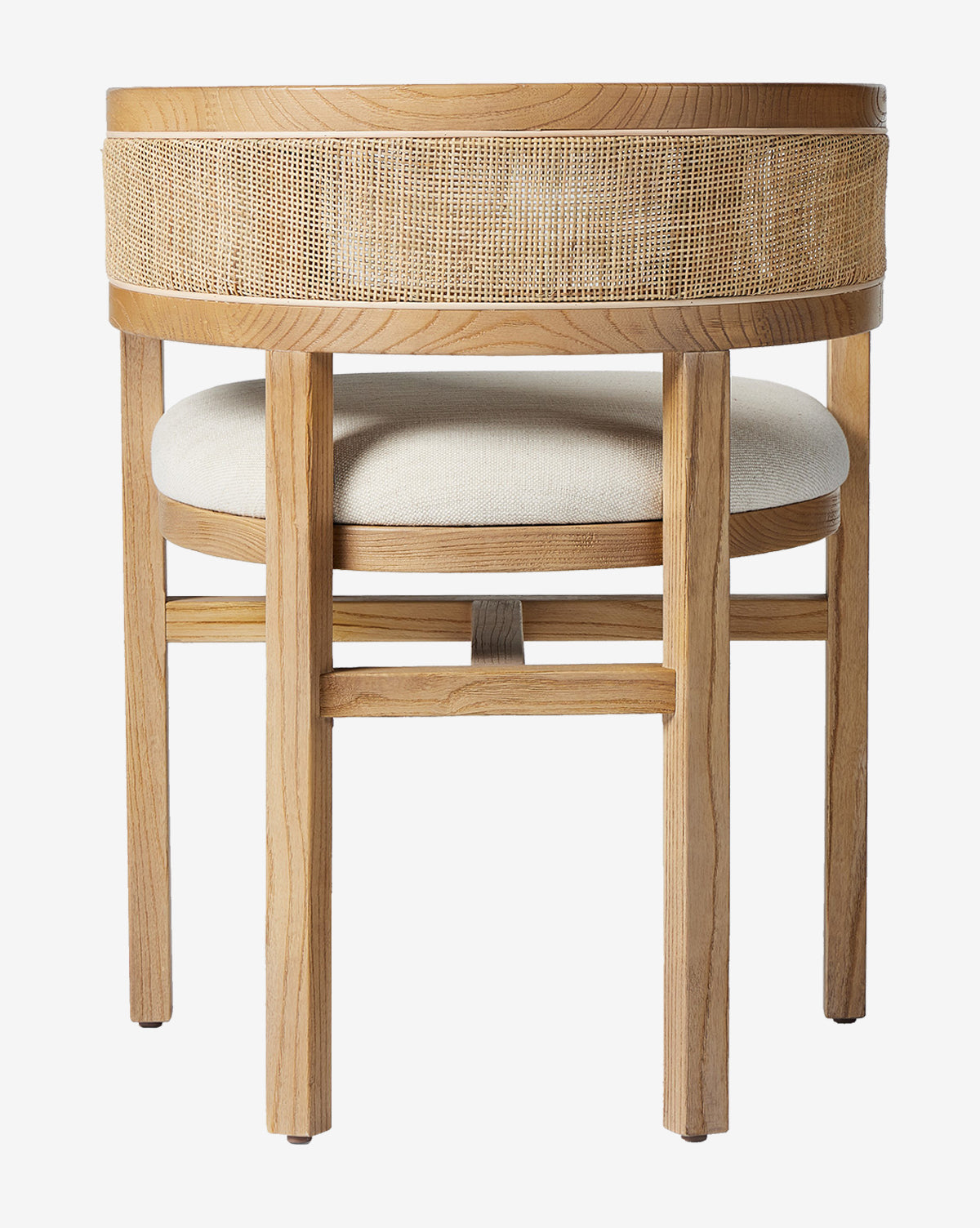 Valissa Modern Dining Armchair - Upholstered Fabric Seat, Sturdy Wooden Legs - Perfect for Kitchen, Dining Room, and Home Office Use