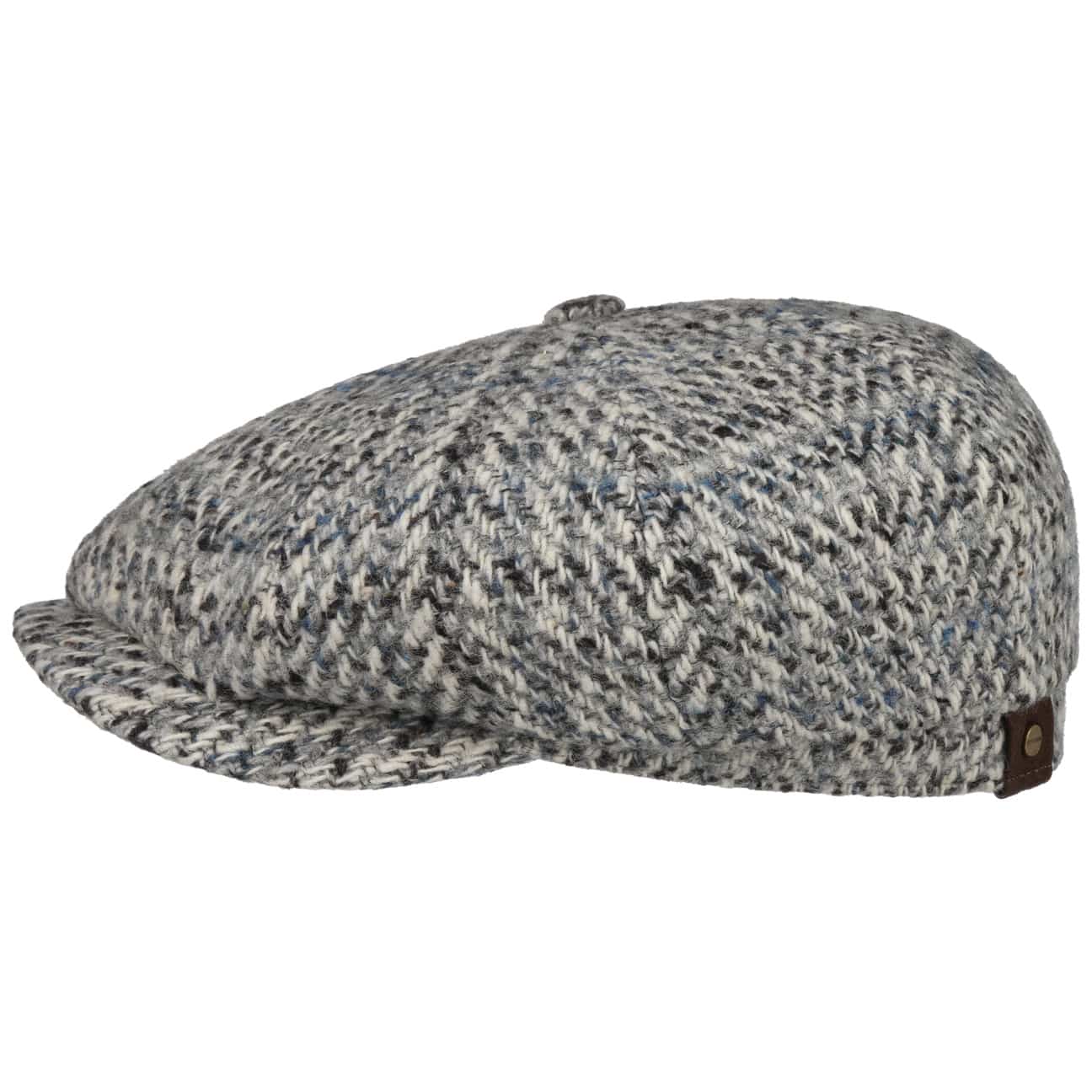 Stetson Hatteras Hoback Virgin Wool Newsboy Cap - Classic Wool Flat Cap for Men, Winter & Fall Fashion, Outdoor & Casual Wear