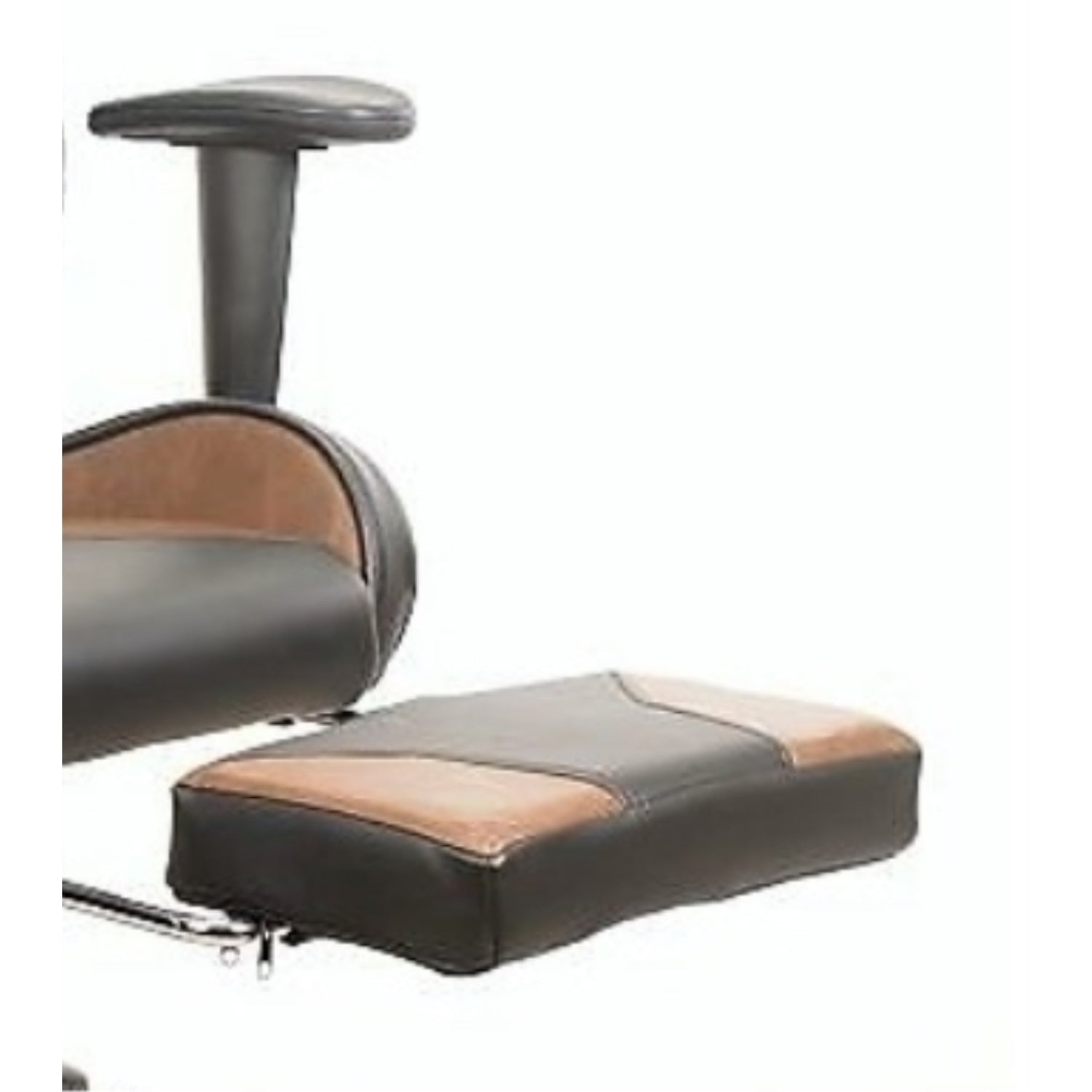FOOTEST 7608 Ergonomic Gaming Chair - Black & Brown - High Back Racing Style with Lumbar Support for PC, Office, and Esports Gaming Setup