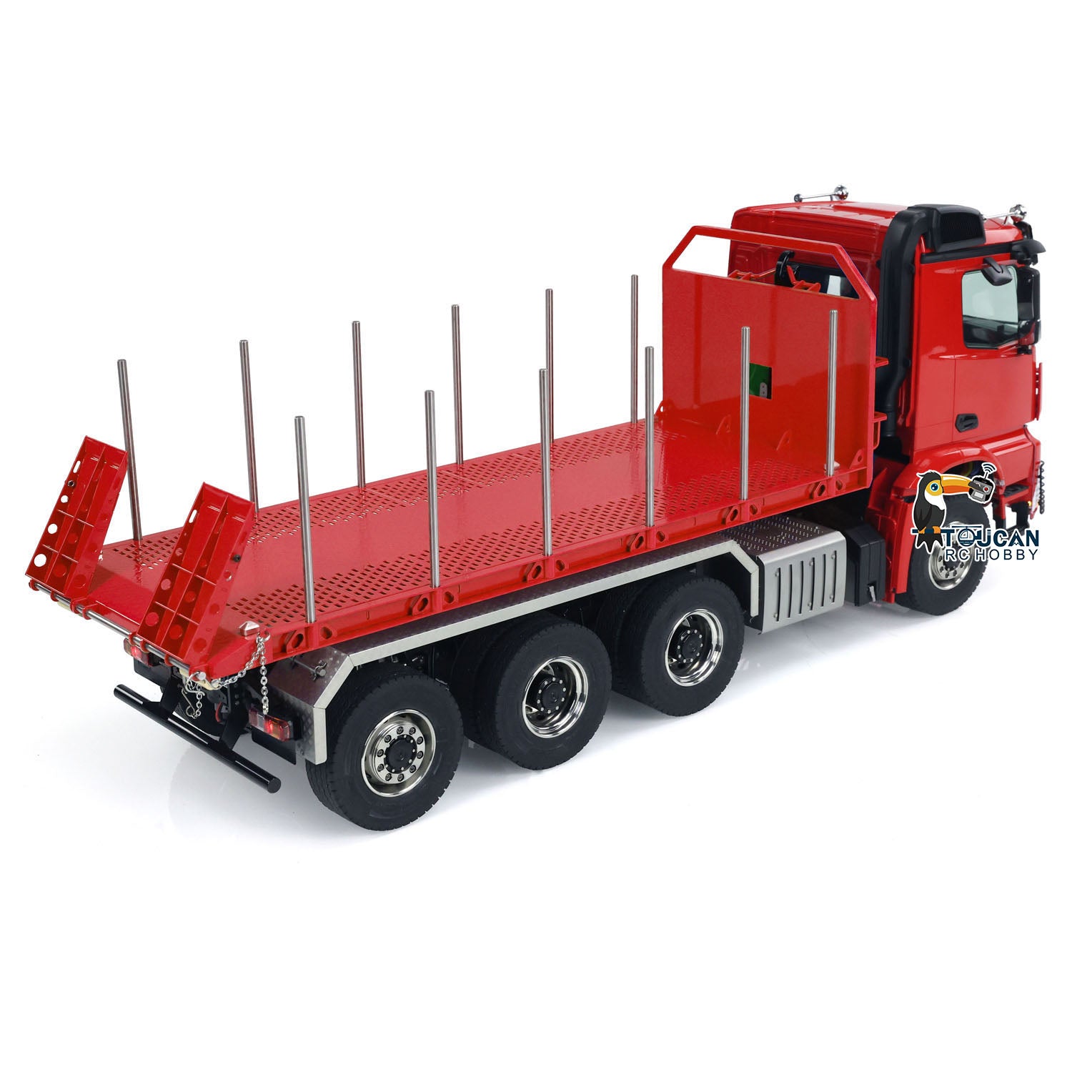 1/14 Scale 8x8 RC Hydraulic Dump Truck - Remote Control Construction Vehicle with Roll On/Off Function, Full Dumping System, PNP Version, Light & Sound Effects - Perfect for Construction Simulation, RC Hobbyists, and Kids Outdoor Play