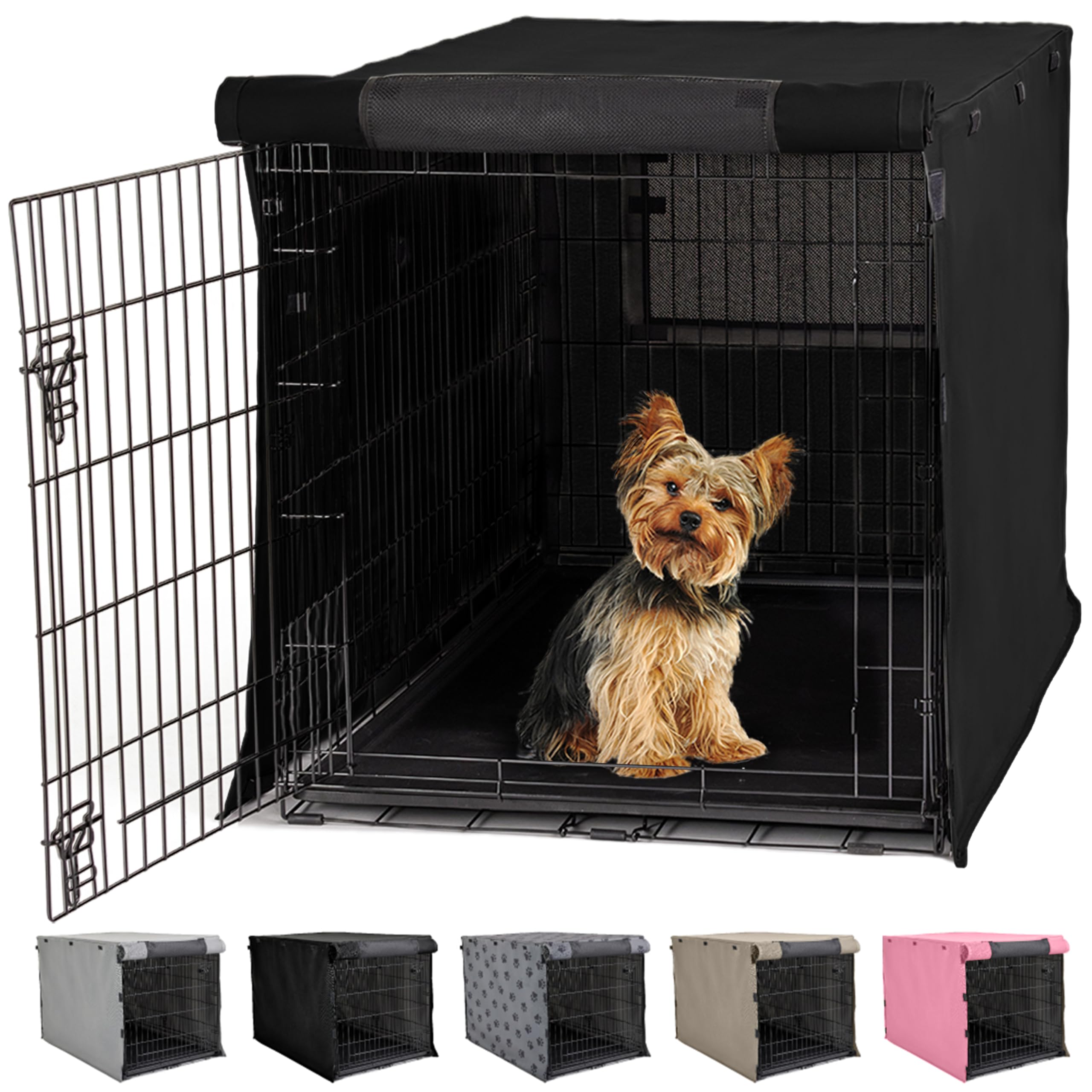Gorilla Grip Dog Crate Cover for Amazon Basics 24