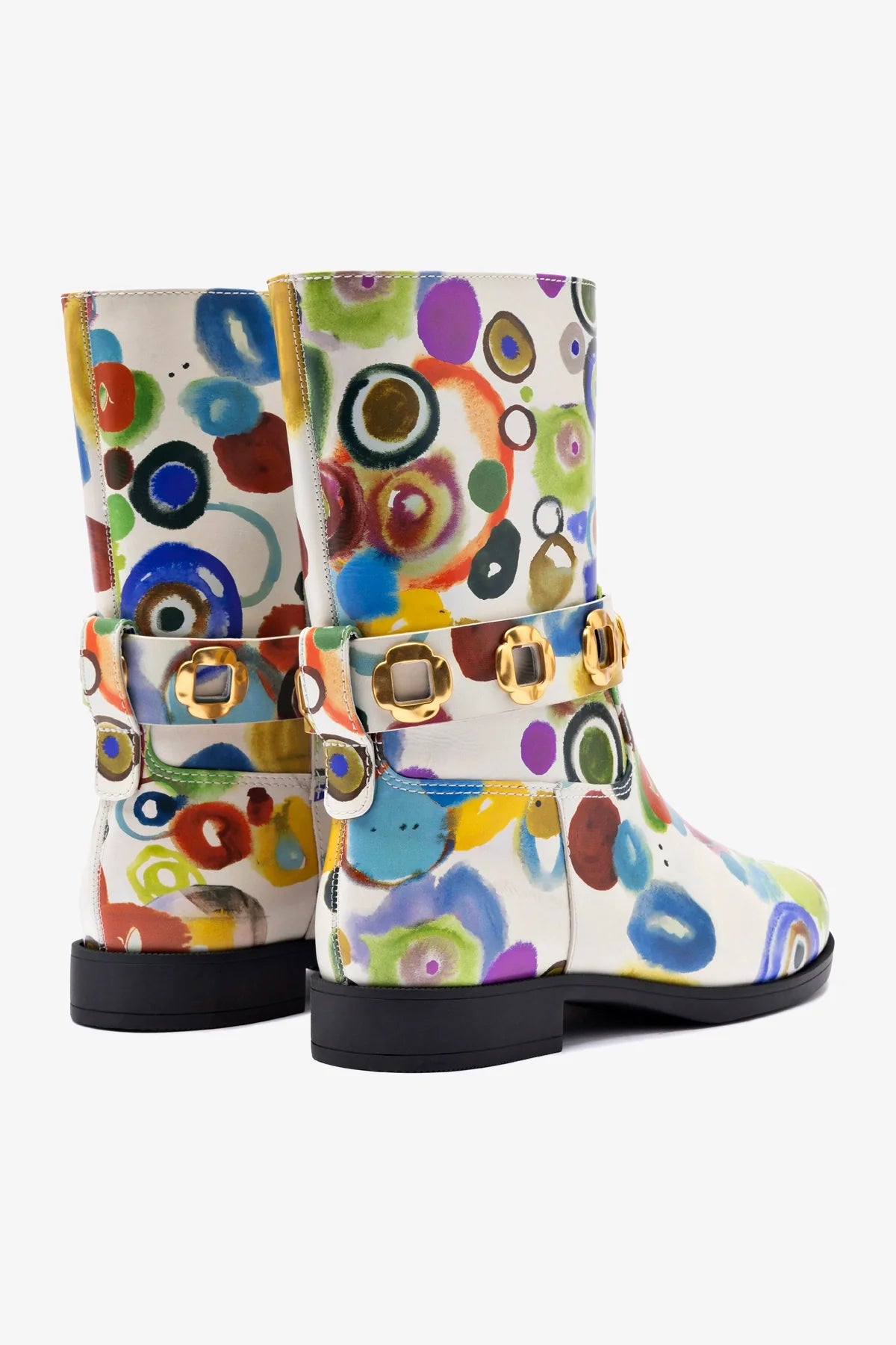 Larroudé x Libertine Milan Flat Bootie - Women's Fashion Ankle Boots | Stylish & Comfortable for Casual Outings, Work & Date Nights