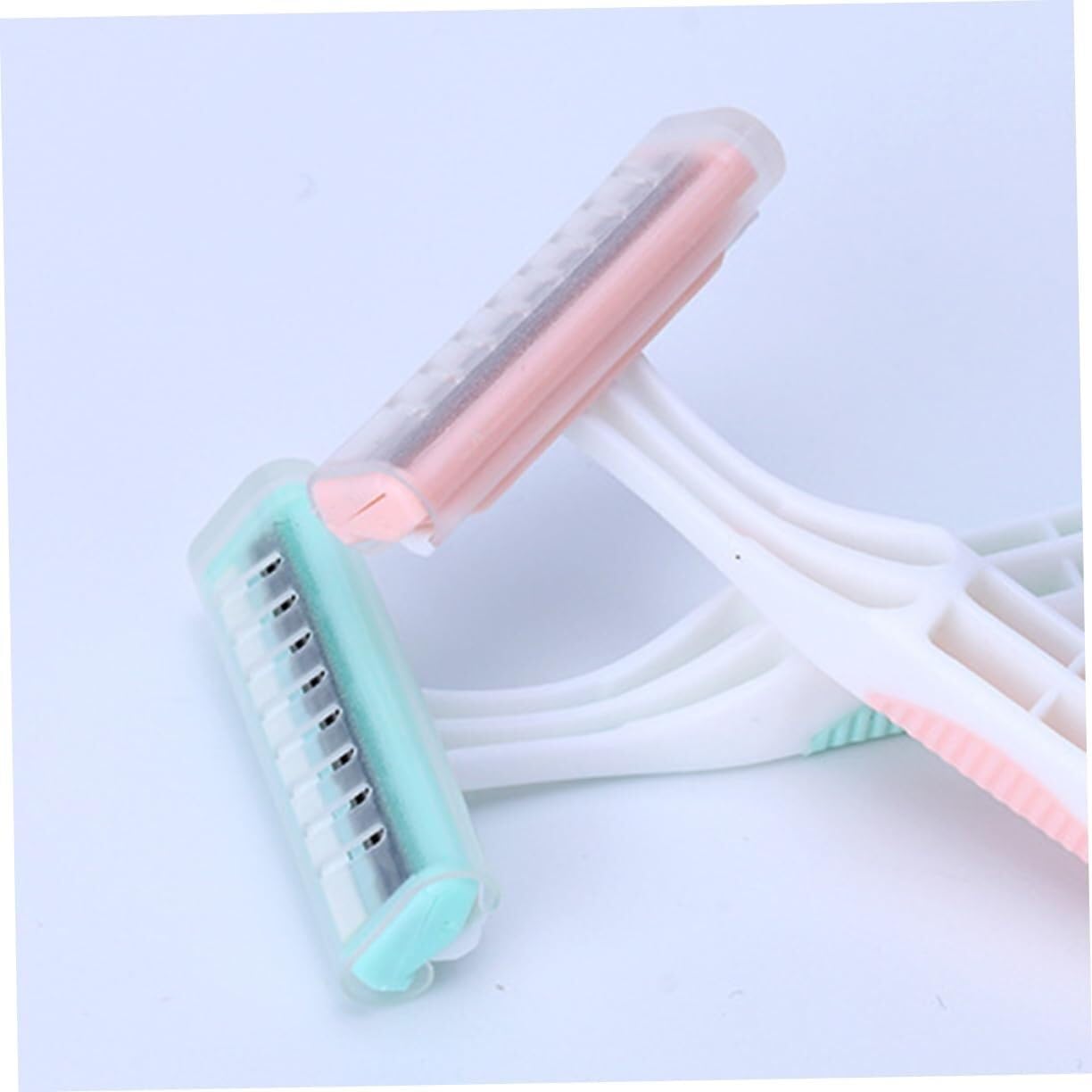Women's Facial Hair Remover & Body Shaver Kit - 4pcs (2 Razors) for Smooth Skin - Armpit, Legs, Bikini & Facial Hair Removal - Perfect for Travel, Gym & Daily Grooming Routine