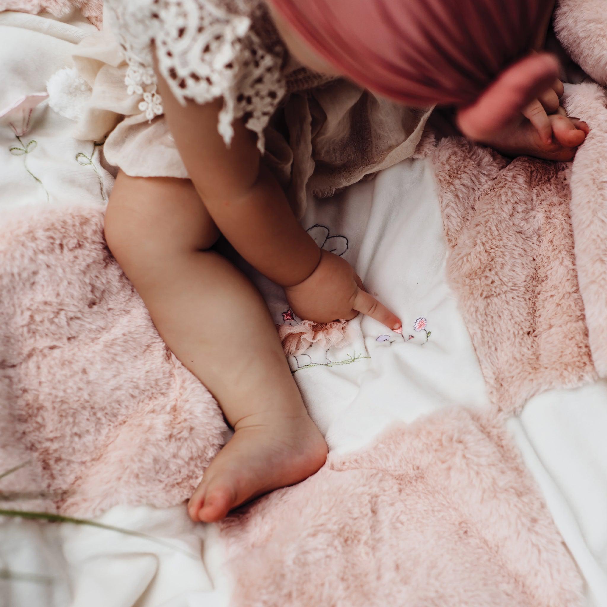Tu Tu Baby Quilt - Soft Cotton Nursery Blanket for Newborns & Infants - Perfect for Crib, Stroller, and Photo Shoots